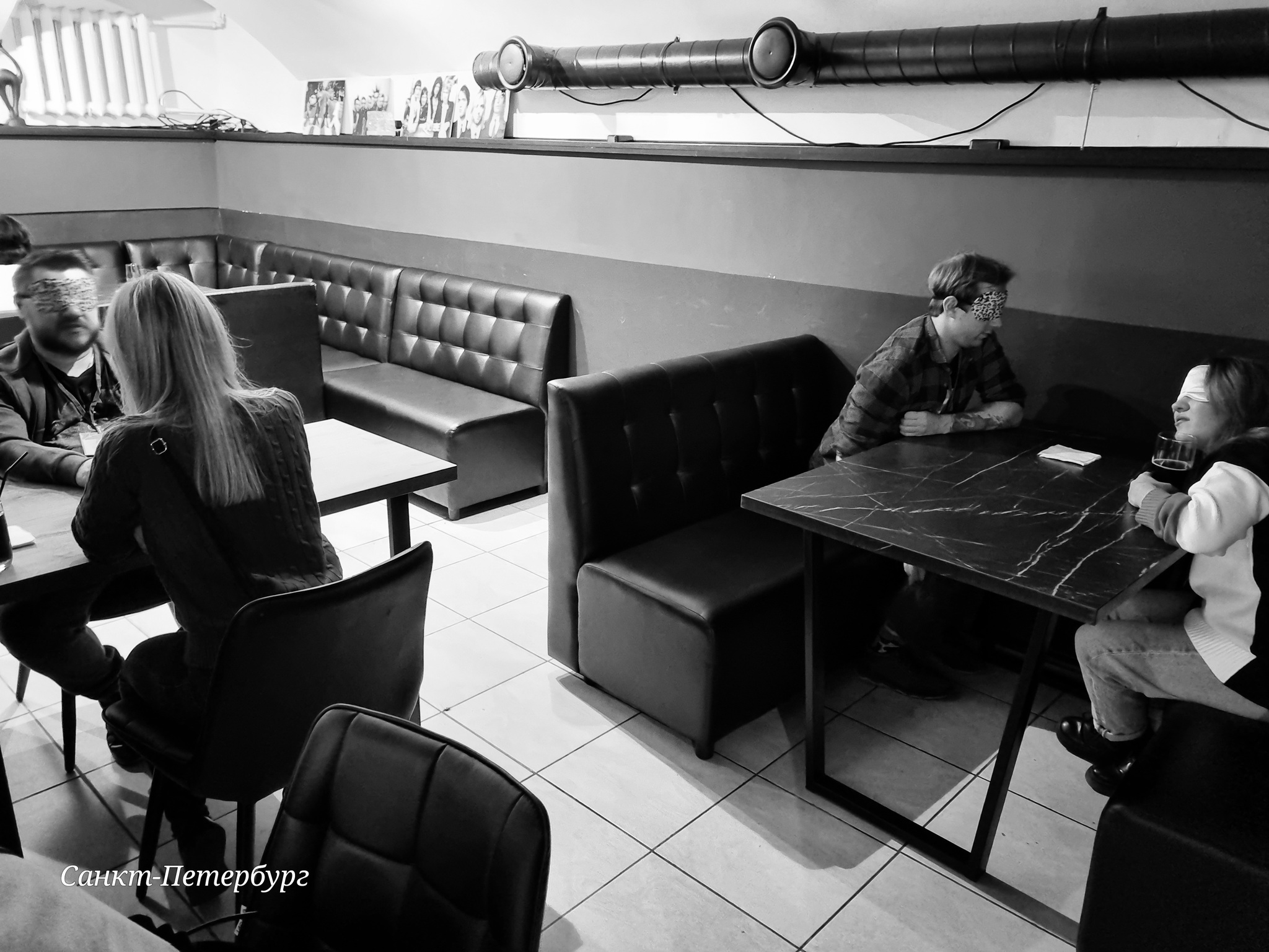 Speed ??Dating Blind Sunday 24 - My, Saint Petersburg, Chatter, Talk, Date, Speed Dating, Love, Communication, Bench, Bar, Couples, Girls, Guys, Acquaintance, Dating on Peekaboo