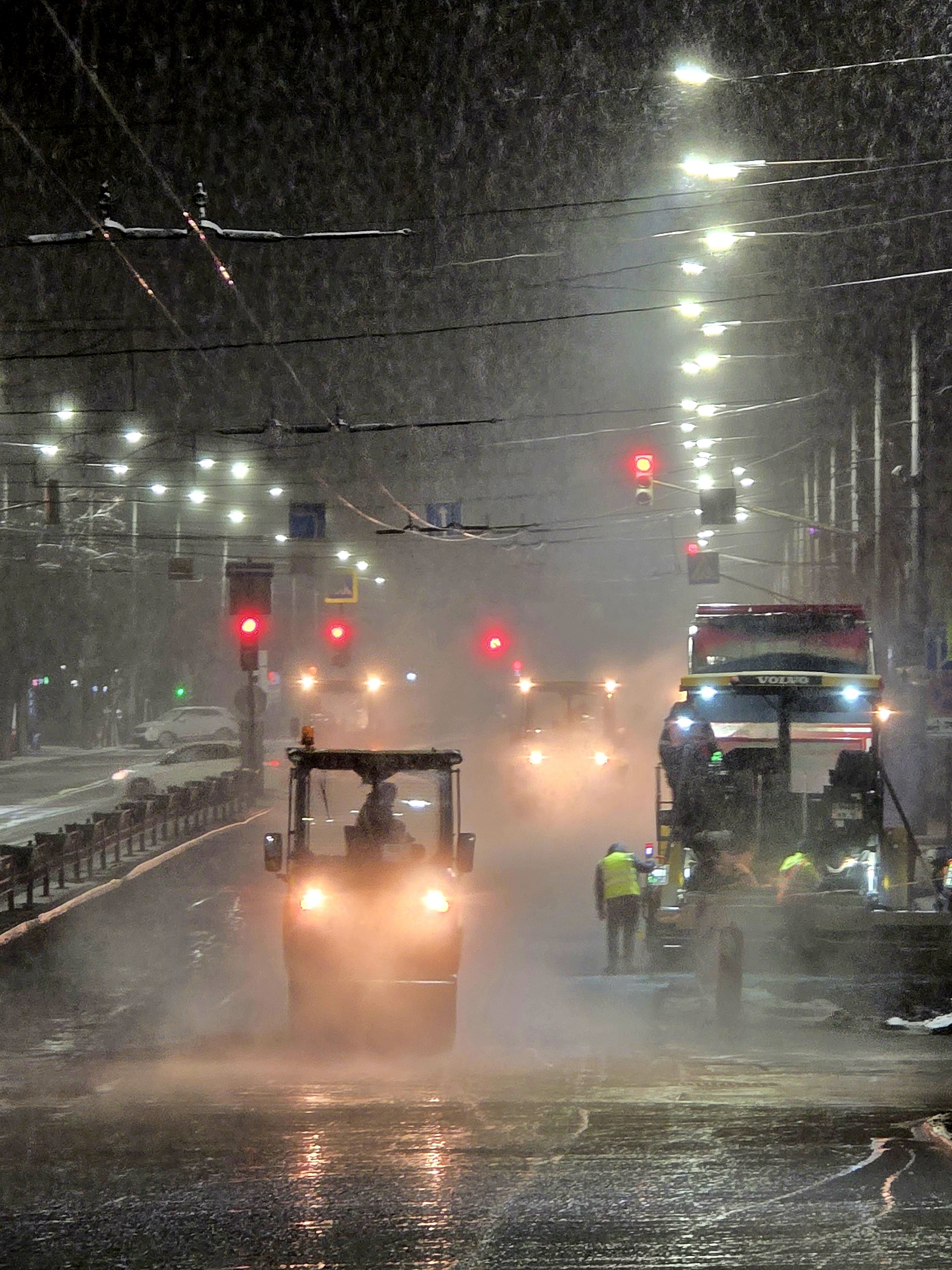 Kaluga, night... - My, Kaluga, Night, Blizzard, City walk, Longpost