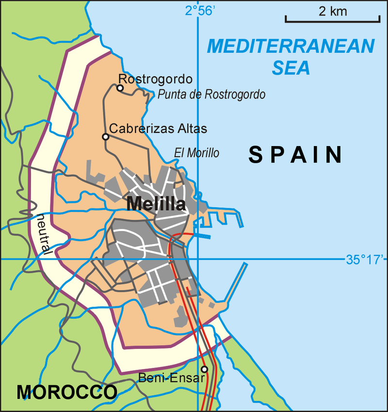 Two pieces of land in Africa. These are not separate states. Who do they belong to? - My, Informative, Country, Geography, Spain, Africa, History (science), Longpost