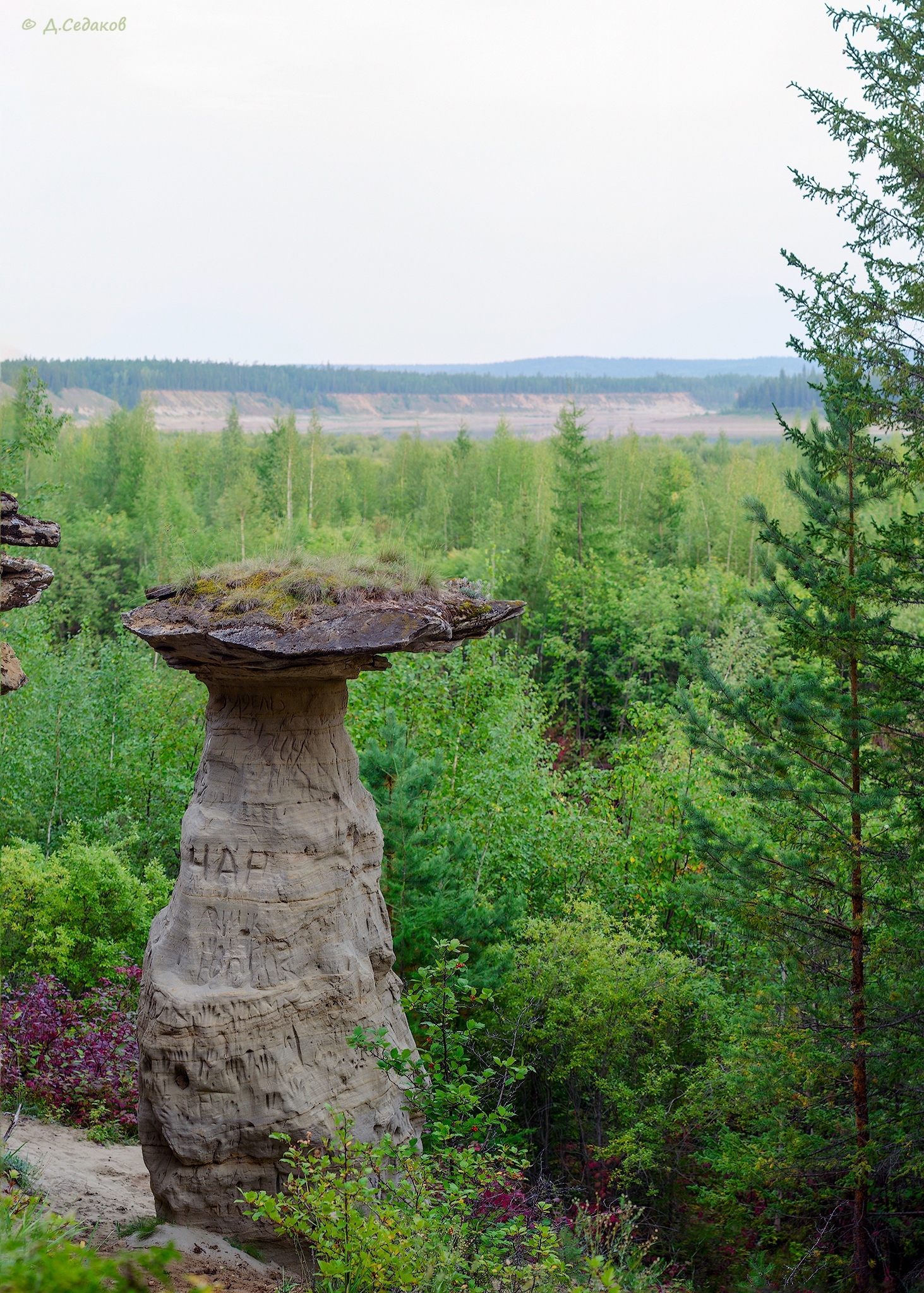 Дом Чудища. Прогулка до глиняных грибов в Тэнкэ. Якутия - Моё, Природа России, Якутия, Сунтар, Достопримечательности, Путешествие по России, Север, Длиннопост