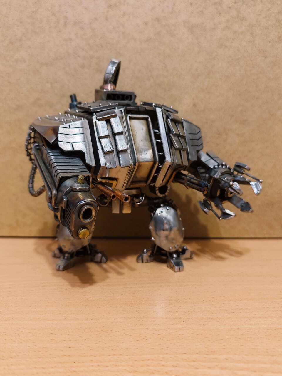 Dreadnought from Warhammer - My, Warhammer 40k, Robot, With your own hands, Needlework without process, Dreadnought, Longpost