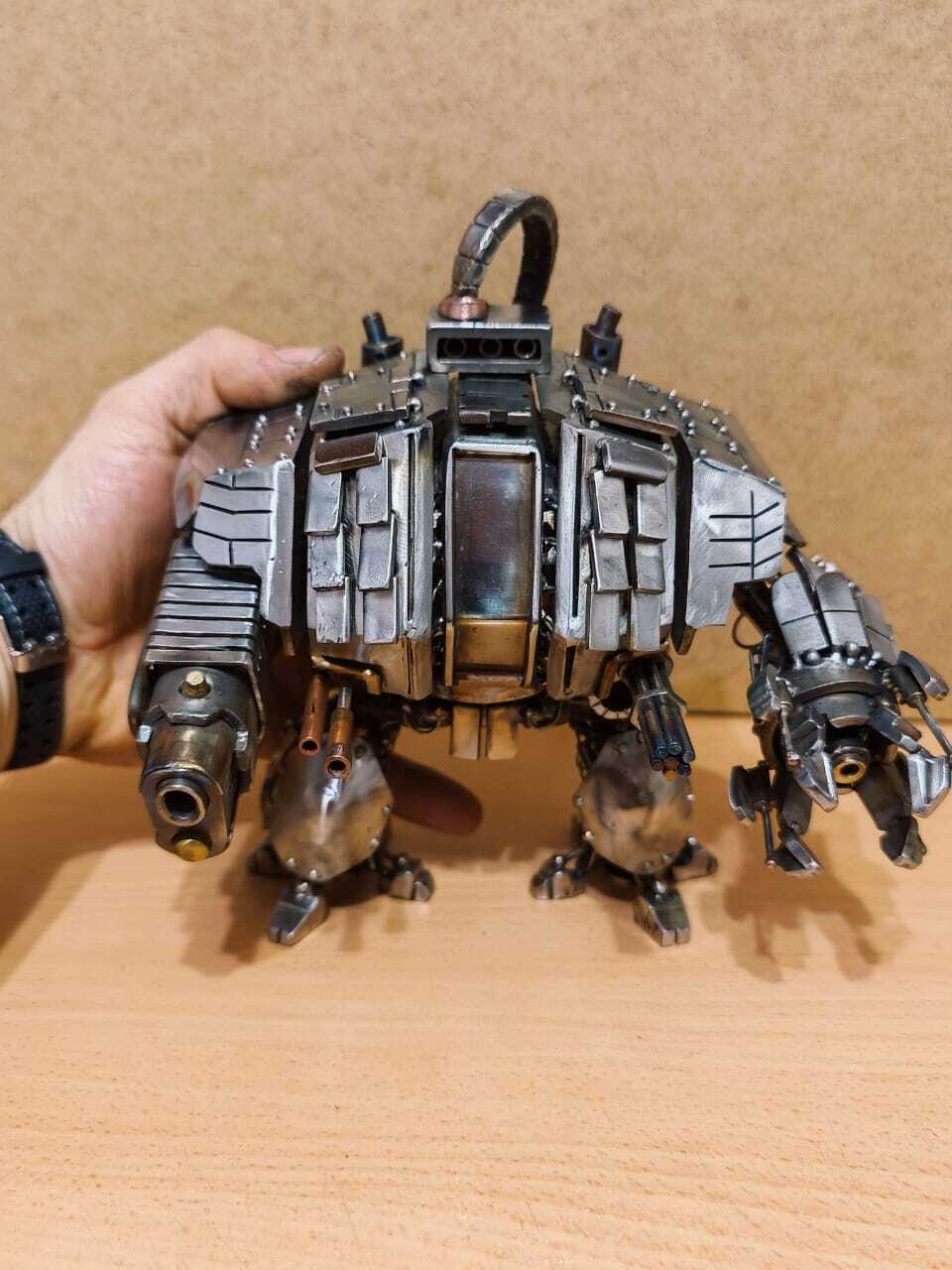 Dreadnought from Warhammer - My, Warhammer 40k, Robot, With your own hands, Needlework without process, Dreadnought, Longpost