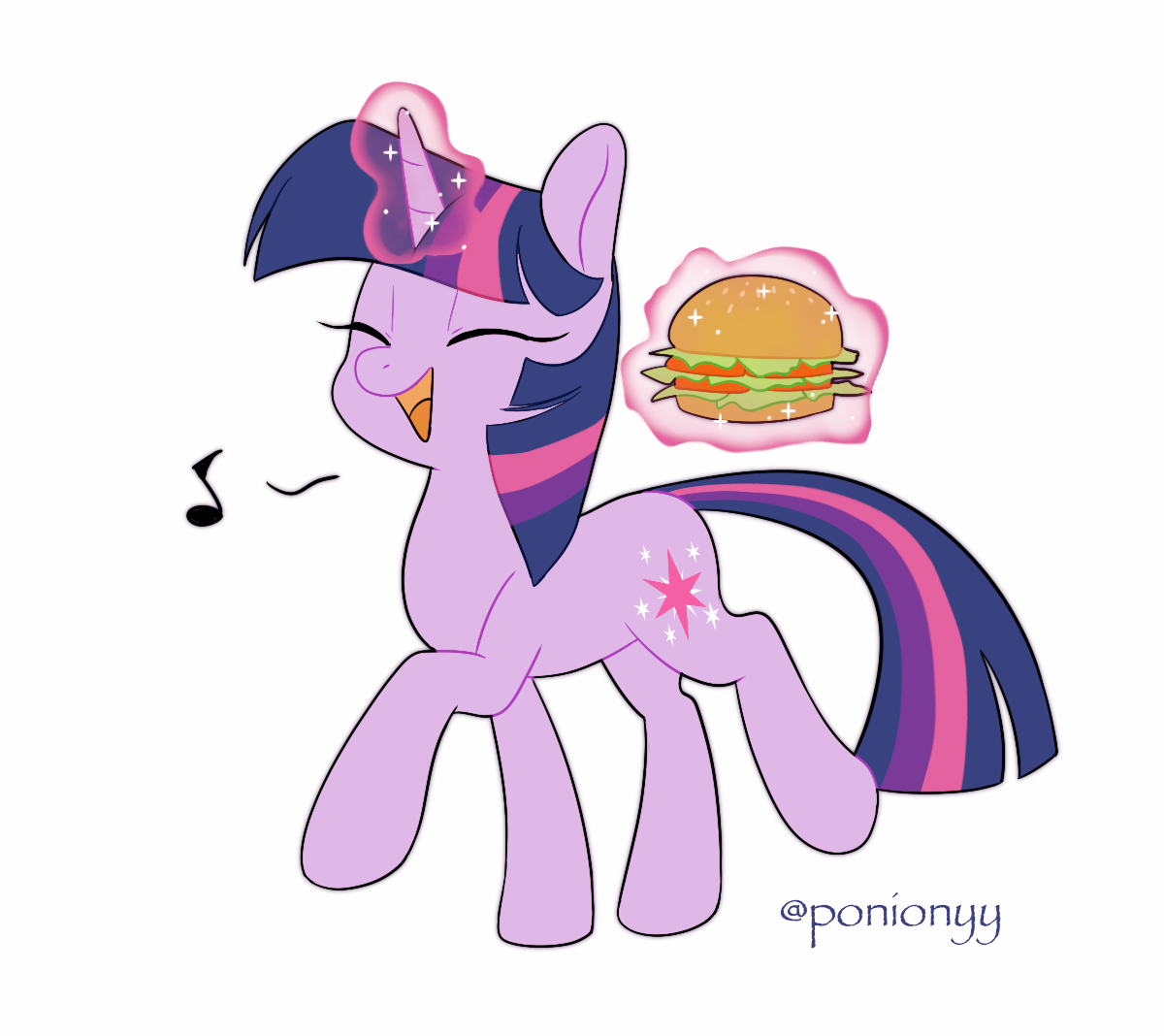 Tasty hayburger - My little pony, Twilight sparkle