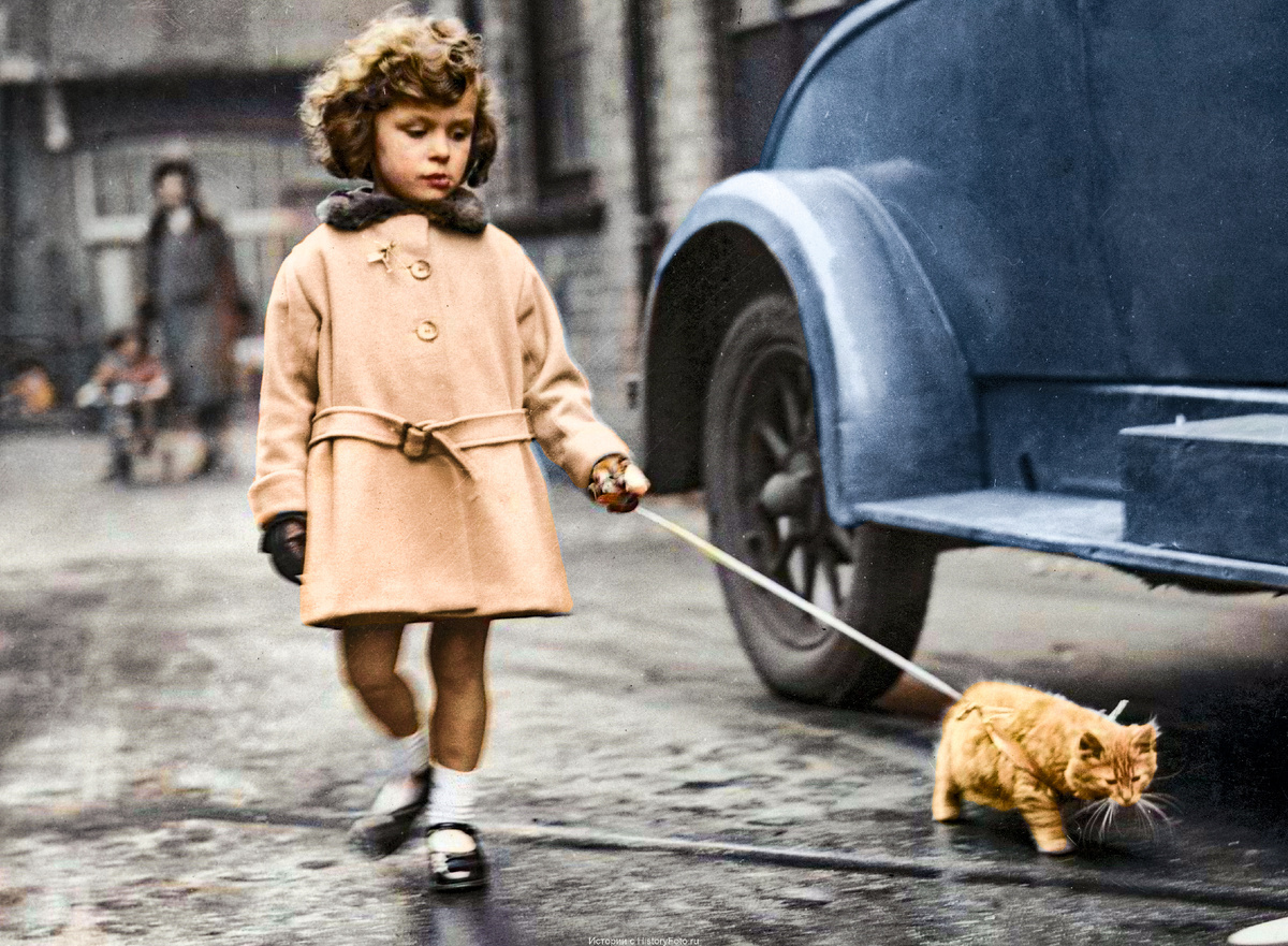 Curious Photos from Britain's Past. 20 Colorized Photographs of the 20th Century. Part VIII - My, Old photo, The photo, Historical photo, Great Britain, 20th century, Colorization, England, London, Longpost