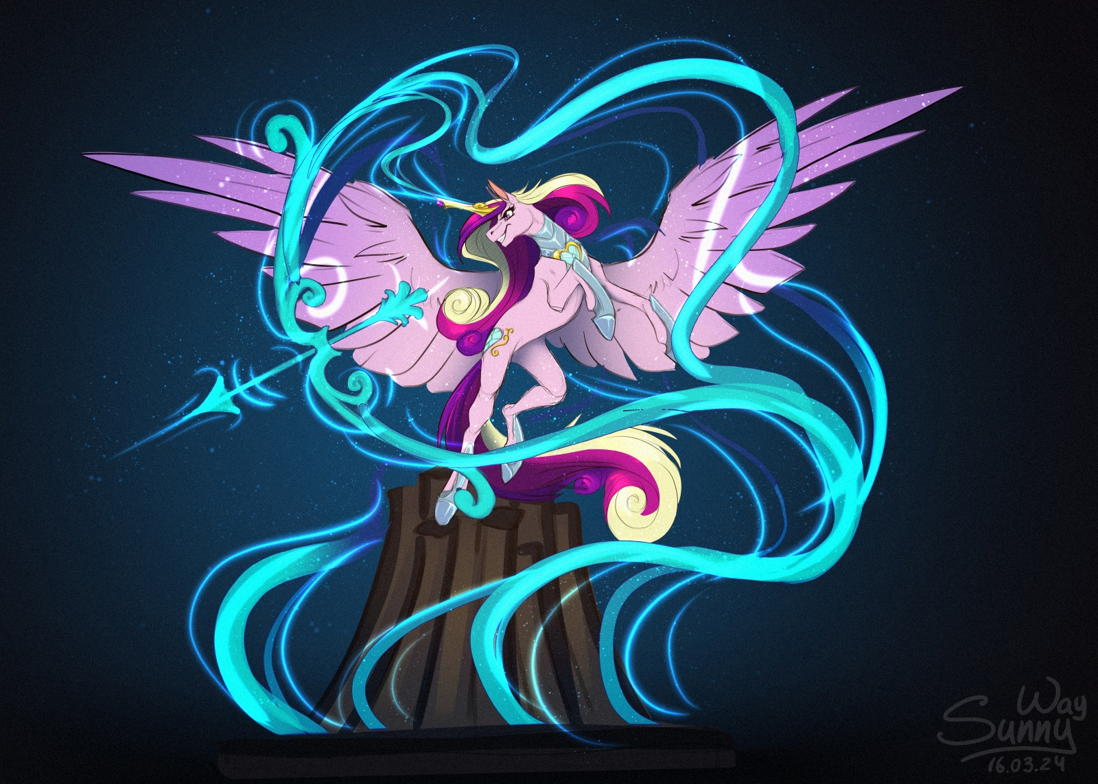 Archer - My little pony, Princess cadance, VKontakte (link)