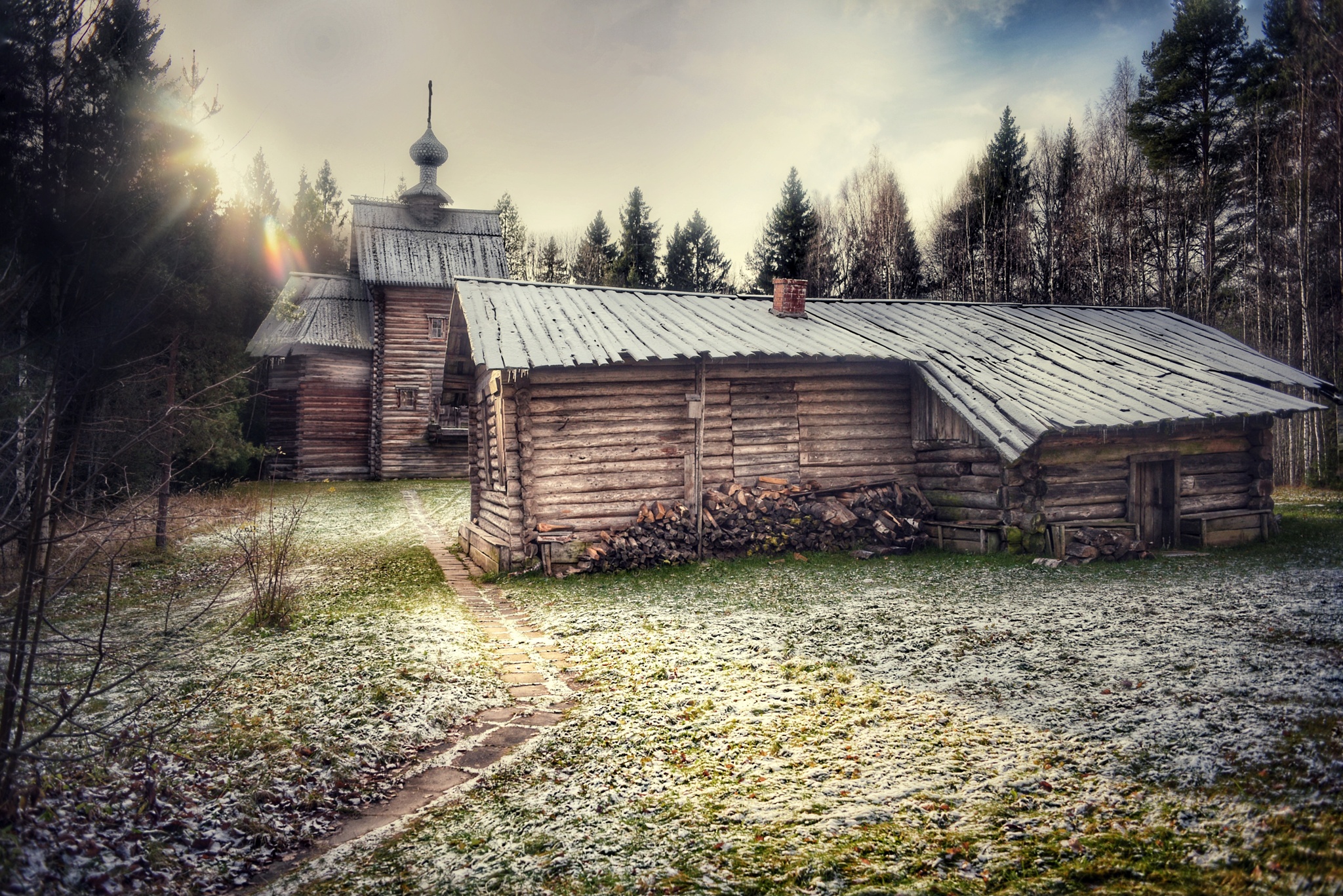 Museum of Wooden Architecture Vasilevo, Torzhok - My, The photo, Wooden house, Wooden architecture, Museum, Travel across Russia, sights, Longpost