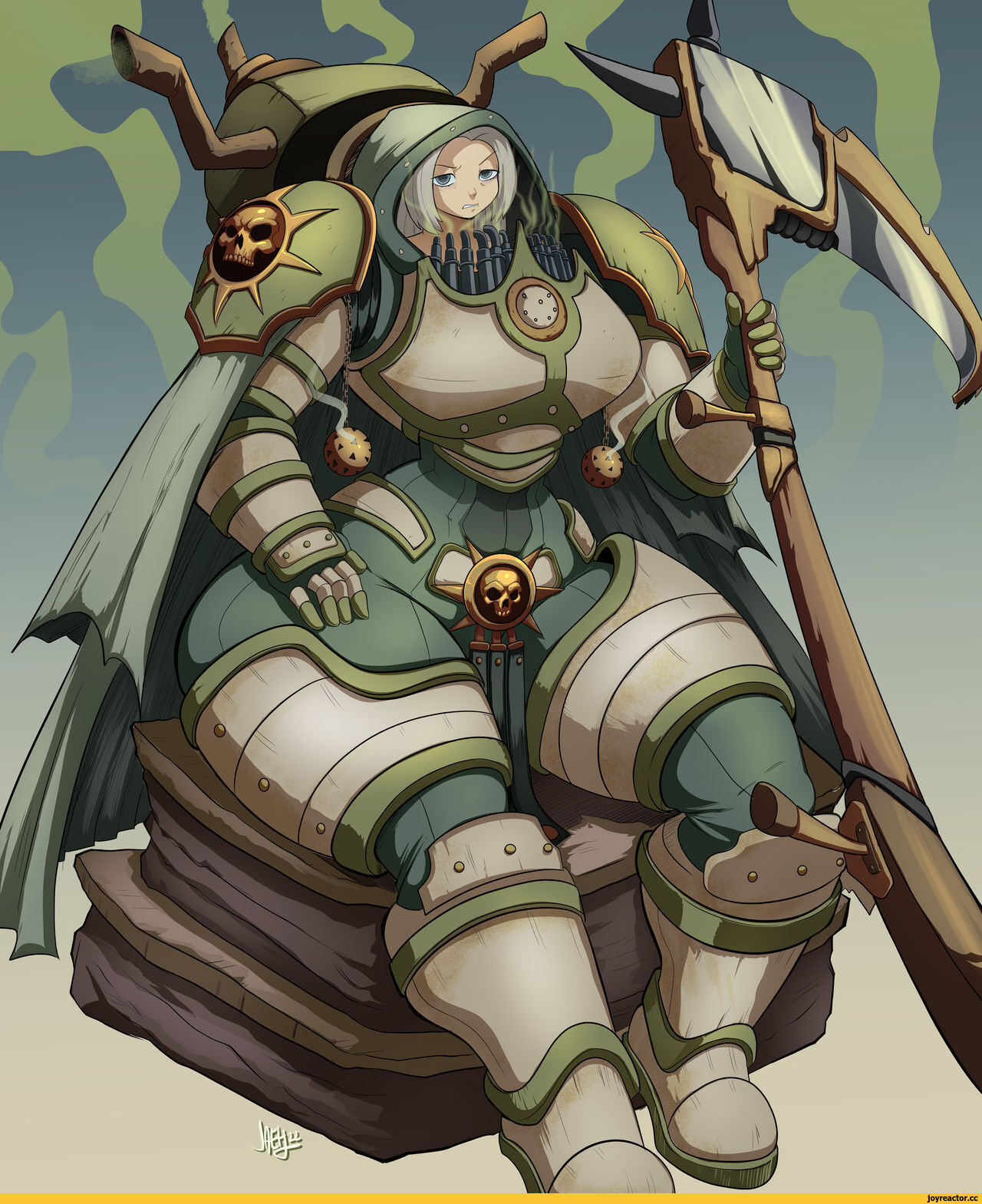 Mortarion-chan - Warhammer 40k, Rule 63, Wh Art