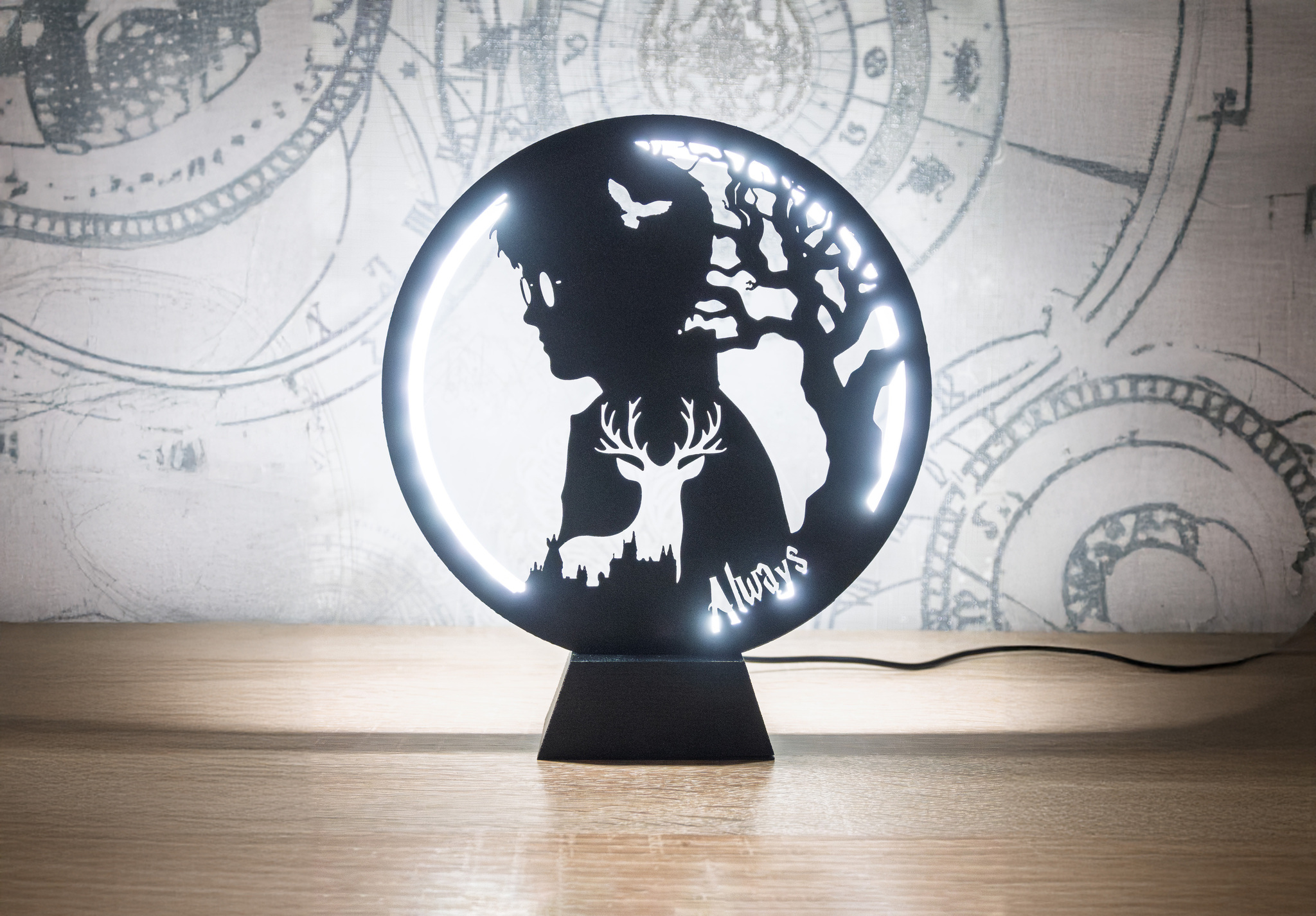 How a disappointment from ordering on marketplaces turned into the creation of a custom lamp based on the Harry Potter universe - My, Harry Potter, Lamp, Night light, 3D печать, Craft, With your own hands, 3D modeling, Blender