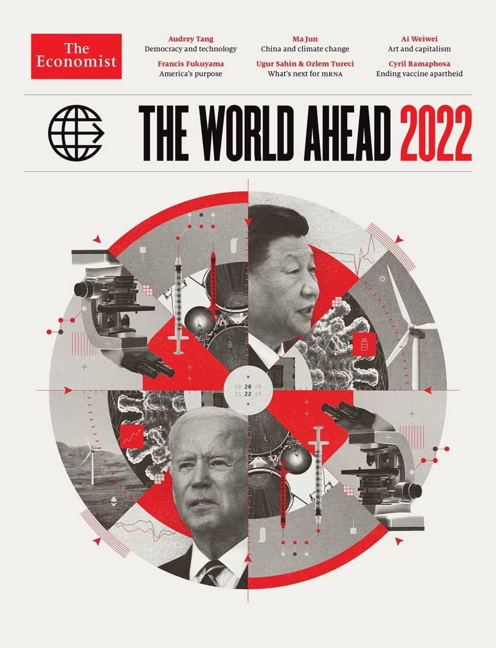 Cover of The Economist 2025 - My, Mystery, The Economist, Zionism, Donald Trump, Vladimir Putin, Forecast, Rebus, West, Dollars, Nuclear threat, City, Saturn, Kronos, Saturn Devouring His Son, All-seeing eye, Hype, Hype, Ursula von der Leyen, Politicians, Politics, Longpost