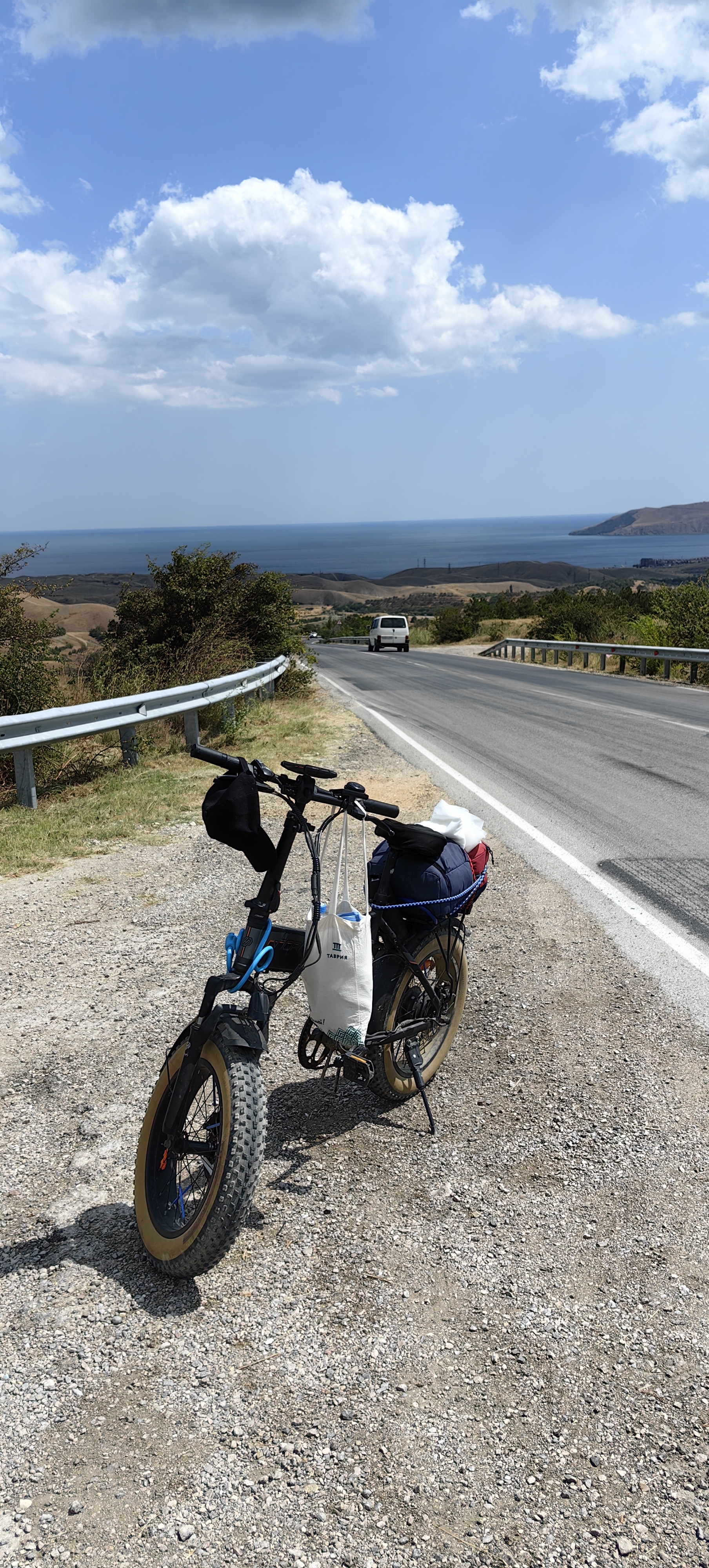 By bike from Koktebel to Feodosia - My, Crimea, Koktebel, Feodosia, Longpost