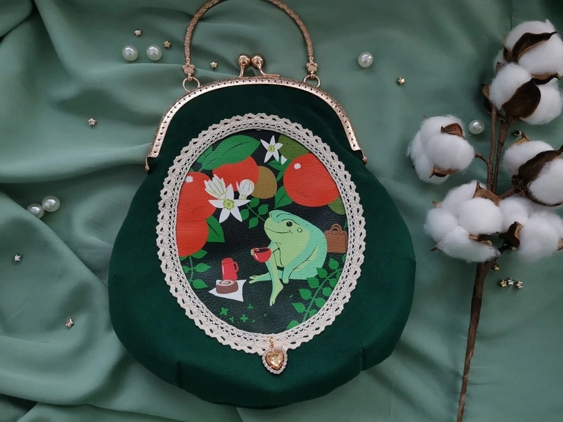 Handmade bags that are looking for a home - My, Accessories, Sewing, Frogs, Handmade, Embroidery, Сумка, Needlework without process, Longpost