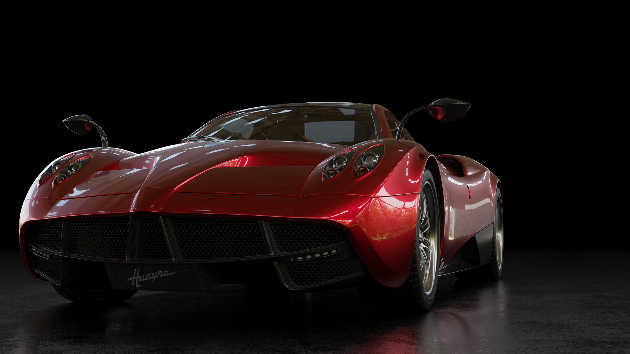 Pagani Huayra, продолжаю прокачиваться в моделировании авто - Моё, 3D, 3D моделирование, Blender, Авто, Рендер, Pagani, Pagani Huayra, Длиннопост