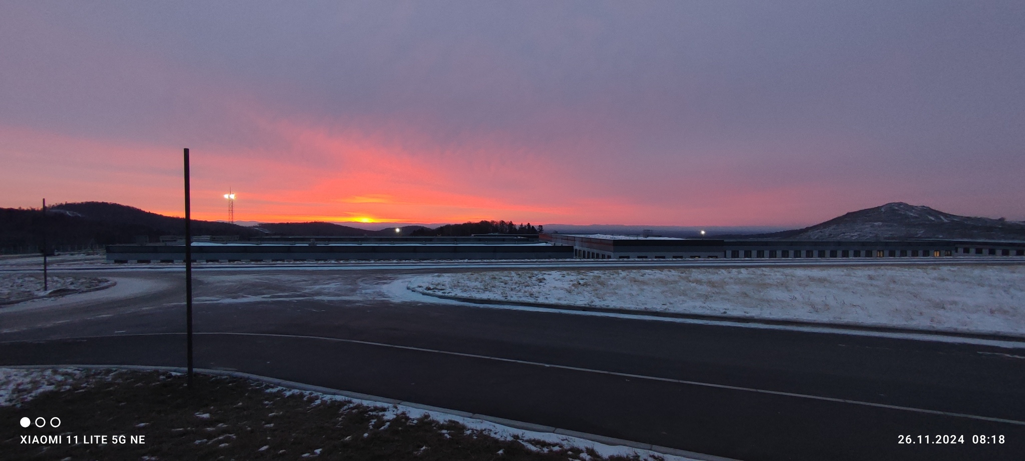 Nanai sky - My, The photo, Photo on sneaker, Beginning photographer, Morning, Beautiful view, Landscape