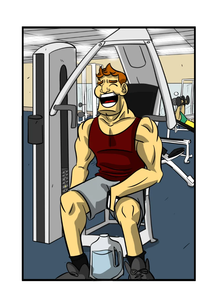 Uncontrolled weight - Comics, Translated by myself, Longpost, Bartenerds, Gym, Weight