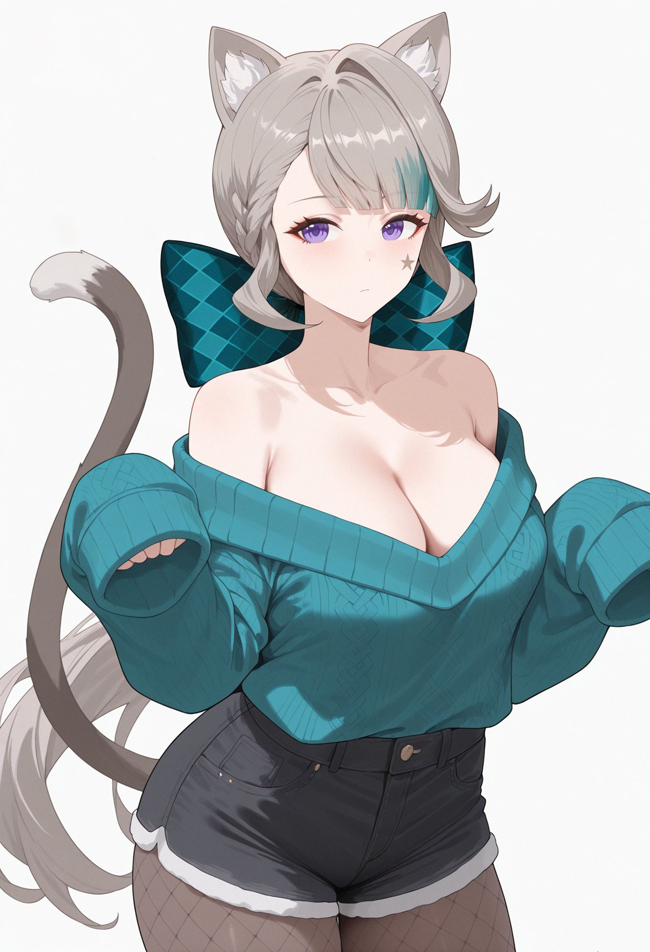 Lynette - Genshin impact, Lynette (Genshin Impact), Art, Girls, Games, Anime art, Anime, Neural network art, Animal ears, Tail