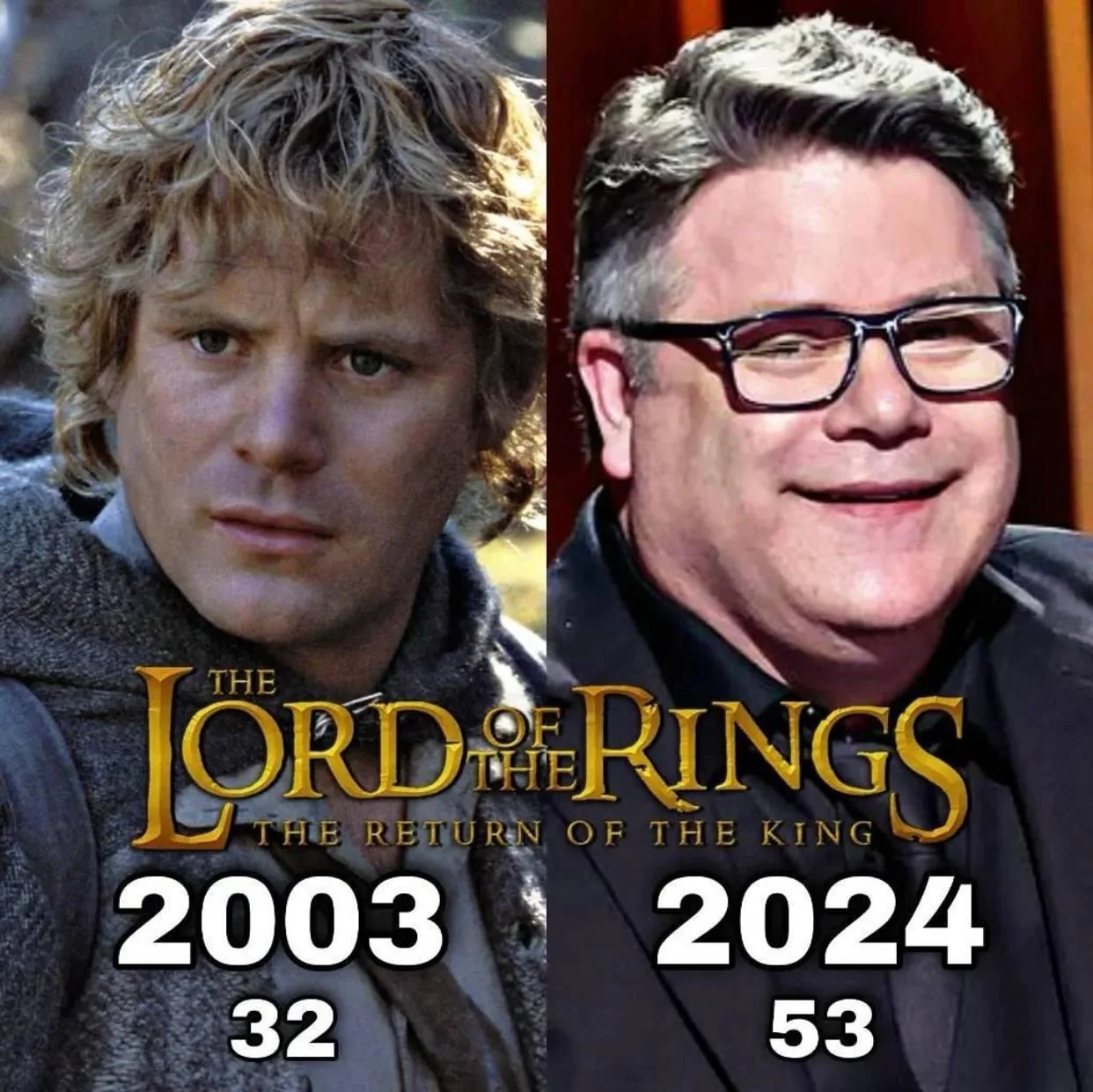 20 years later - Lord of the Rings, Actors and actresses, It Was-It Was, Comparison, Movies, Longpost