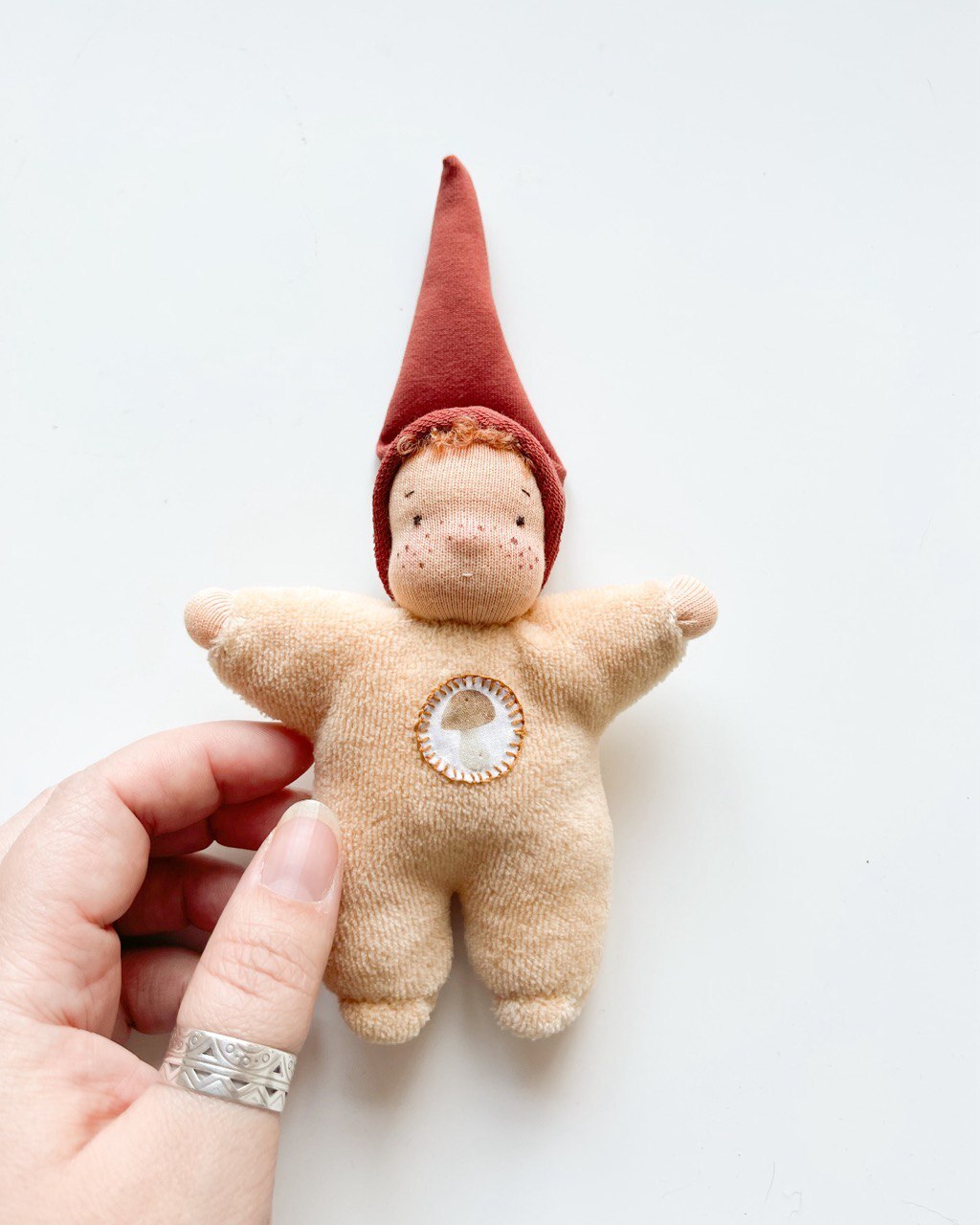 My first post - My, Needlework without process, Toys, Textile doll, Longpost