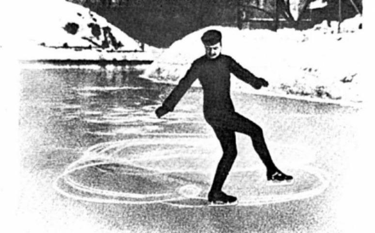 Olympic champion in figure skating at the Summer Olympics in London. Nikolai Panin-Kolomenkin - Figure skating, Saint Petersburg, Biography, Skates, Winter, Olympic champion, Old photo, Black and white photo, Life stories, Longpost, Telegram (link)