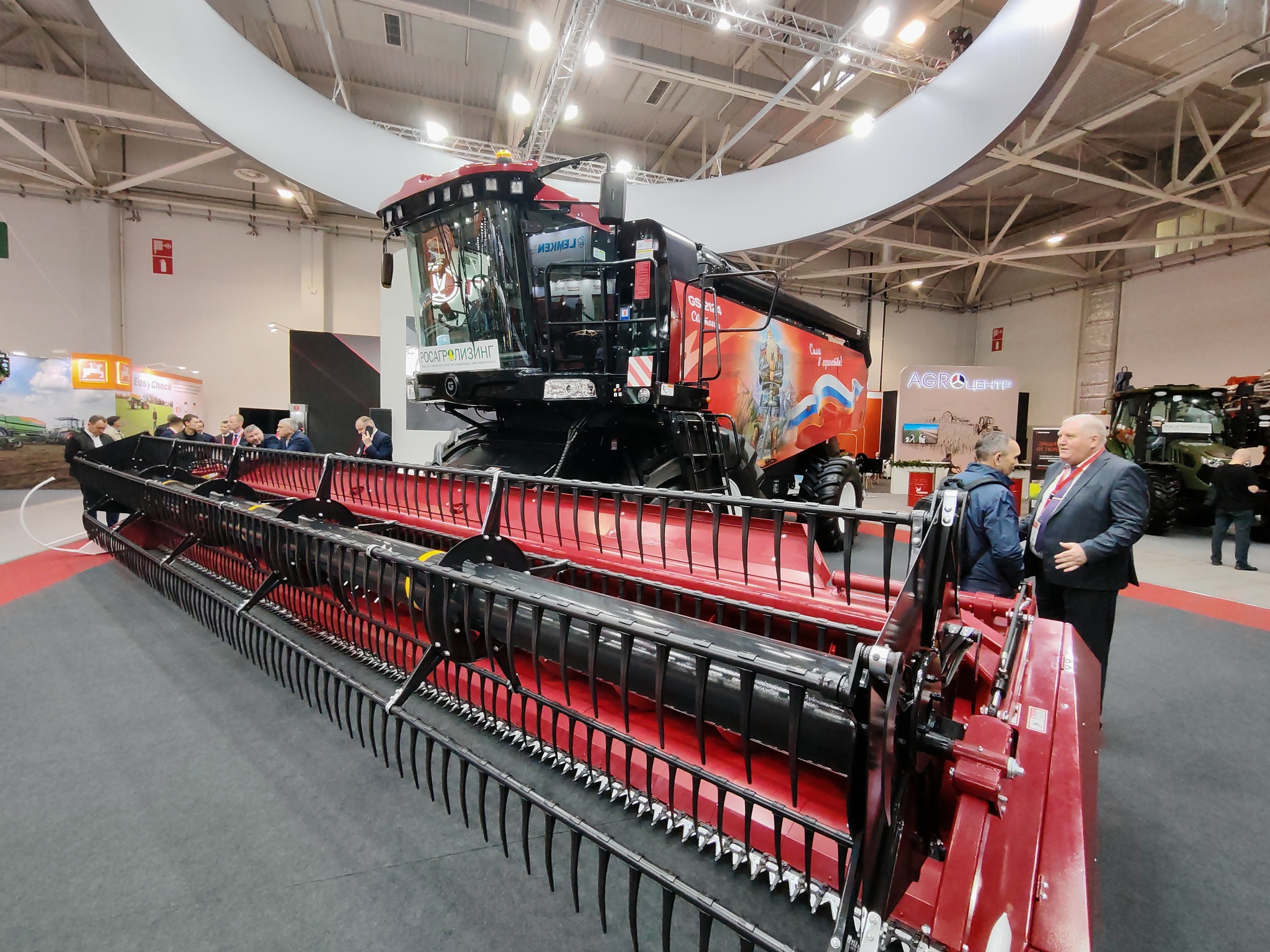 Continuation of the post Photos from the agricultural exhibition in Krasnodar - Tractor, Combine harvester, Сельское хозяйство, Agricultural machinery, Exhibition, Krasnodar, Video, Longpost, Seeds, Pesticides, Fertilizers