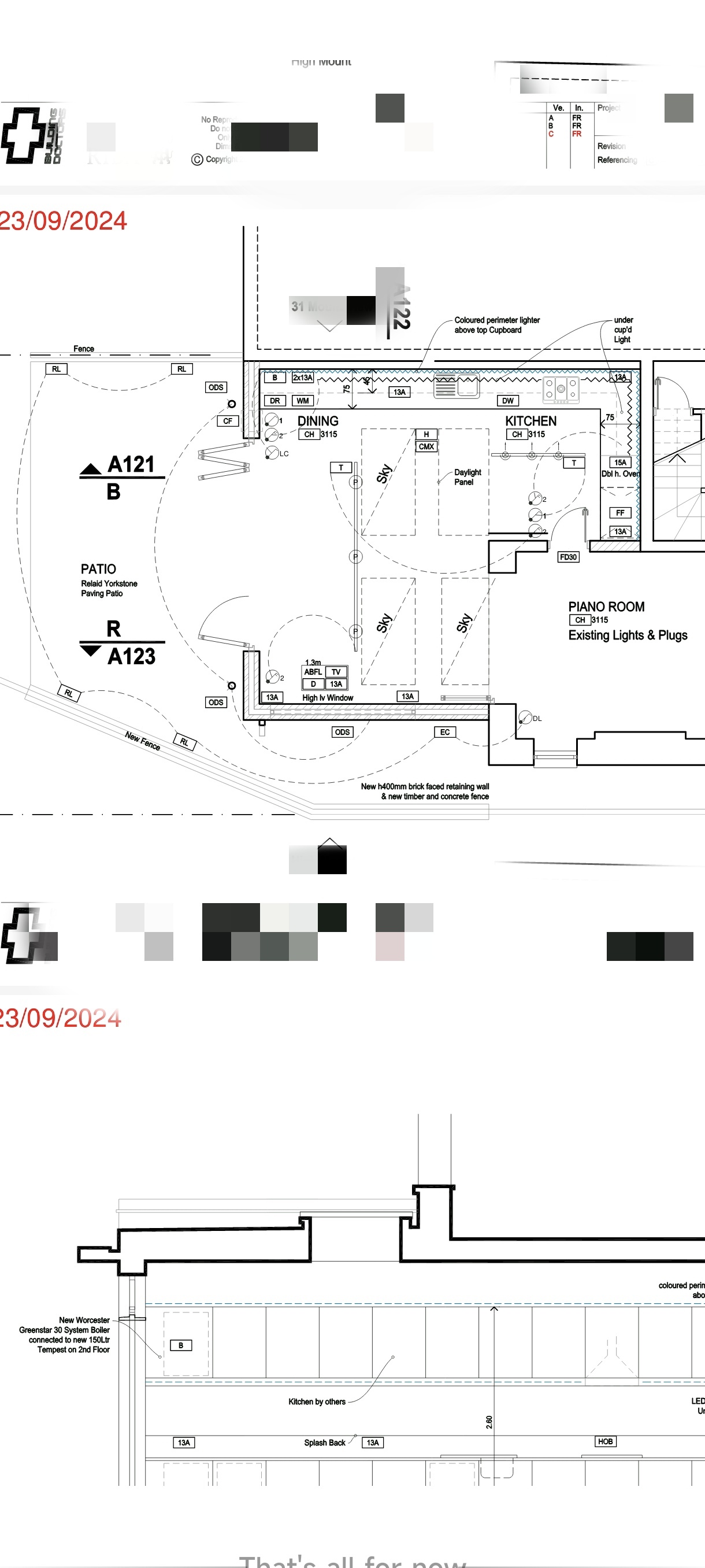 Construction drawings of English architects - My, Building, Drawing, Architect, London, Great Britain, Builders, Electricity, Home construction, Tile, Wallpaper, House, Electrician, Longpost