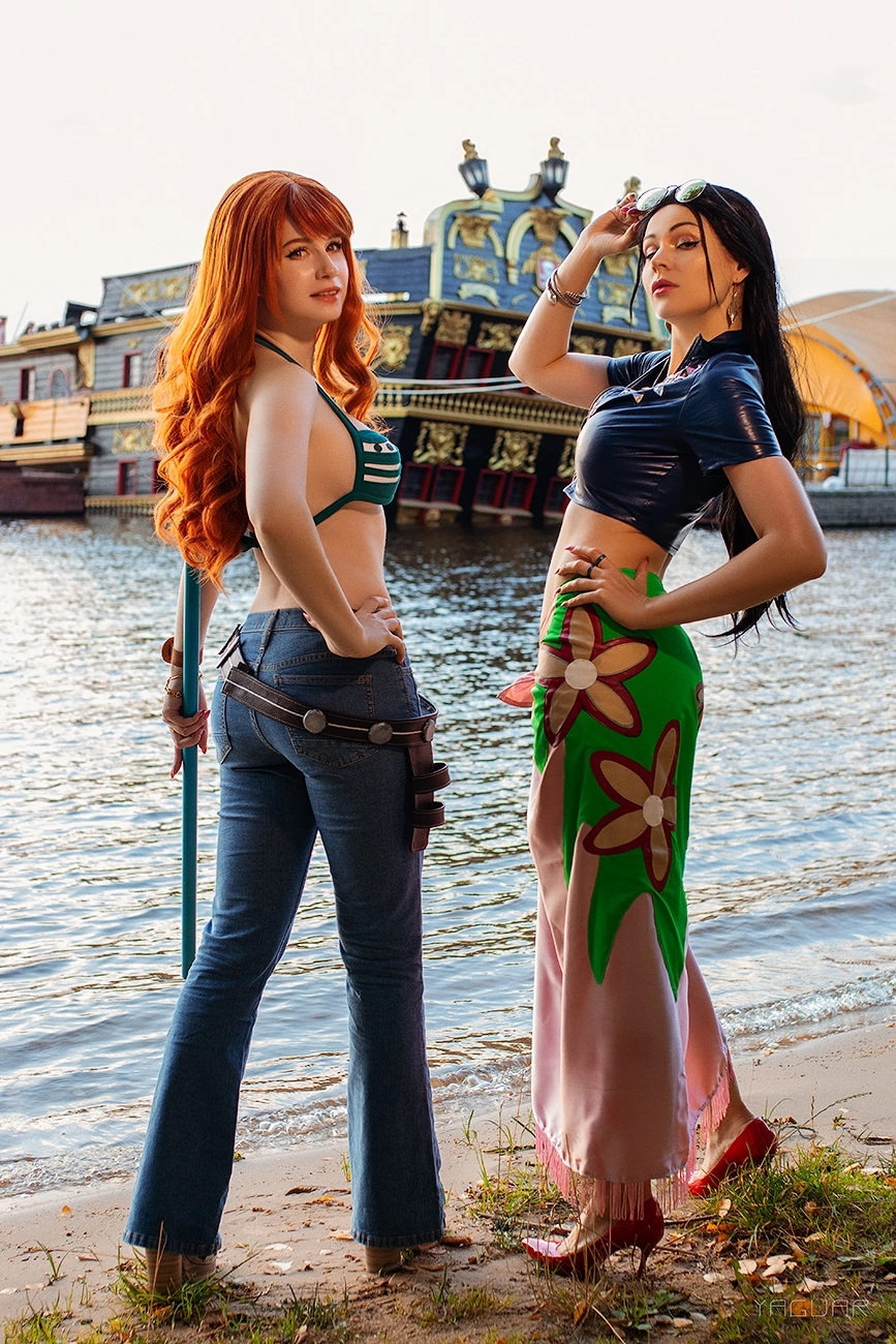 One Piece | Nami & Robin Nico - Косплей, Nami, Nico Robin, One Piece, Фотография, ВКонтакте (ссылка), Длиннопост