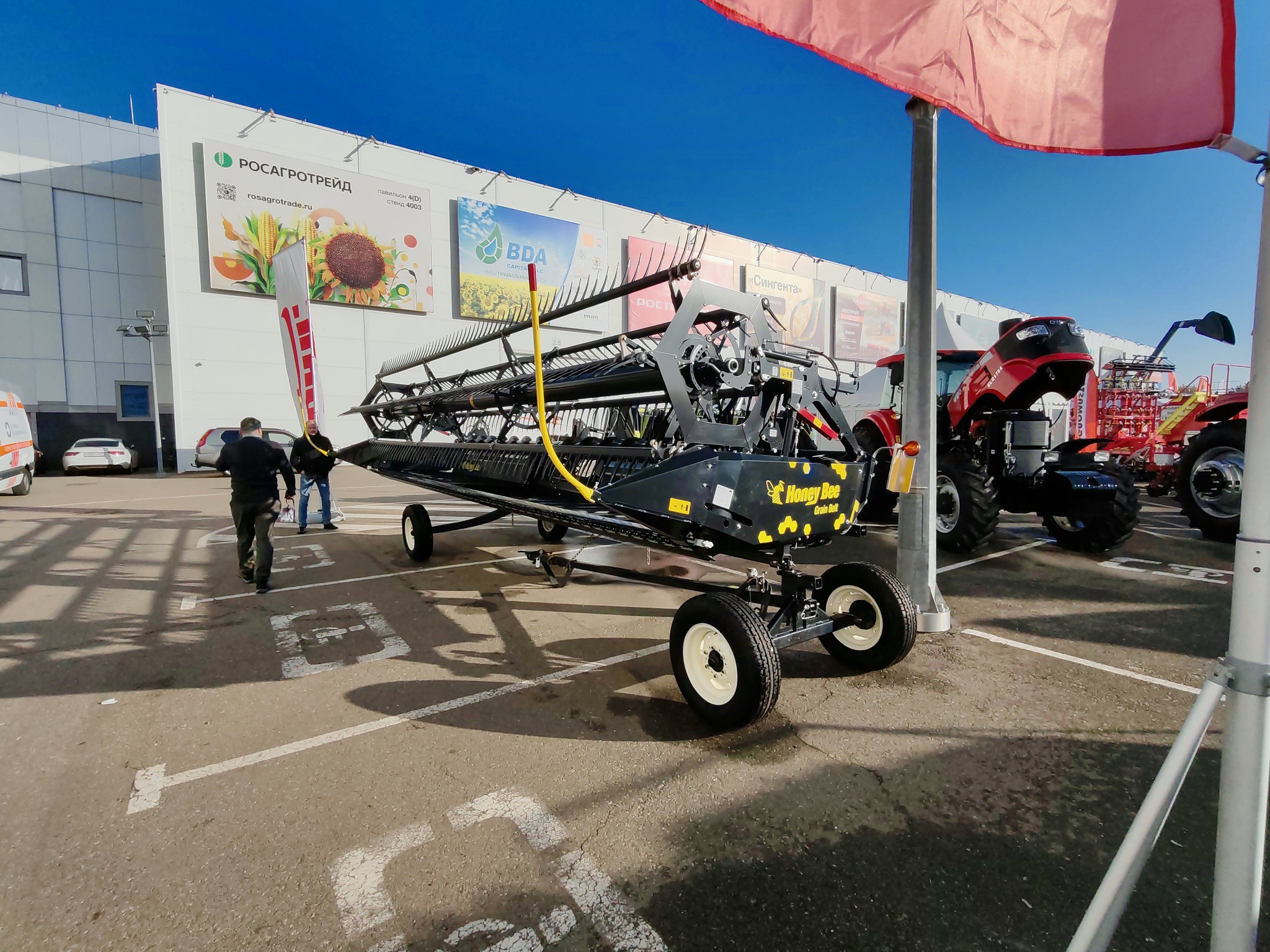 Photos from the agricultural exhibition in Krasnodar - My, Tractor, Combine harvester, Сельское хозяйство, Agricultural machinery, Exhibition, Krasnodar, Video, Longpost