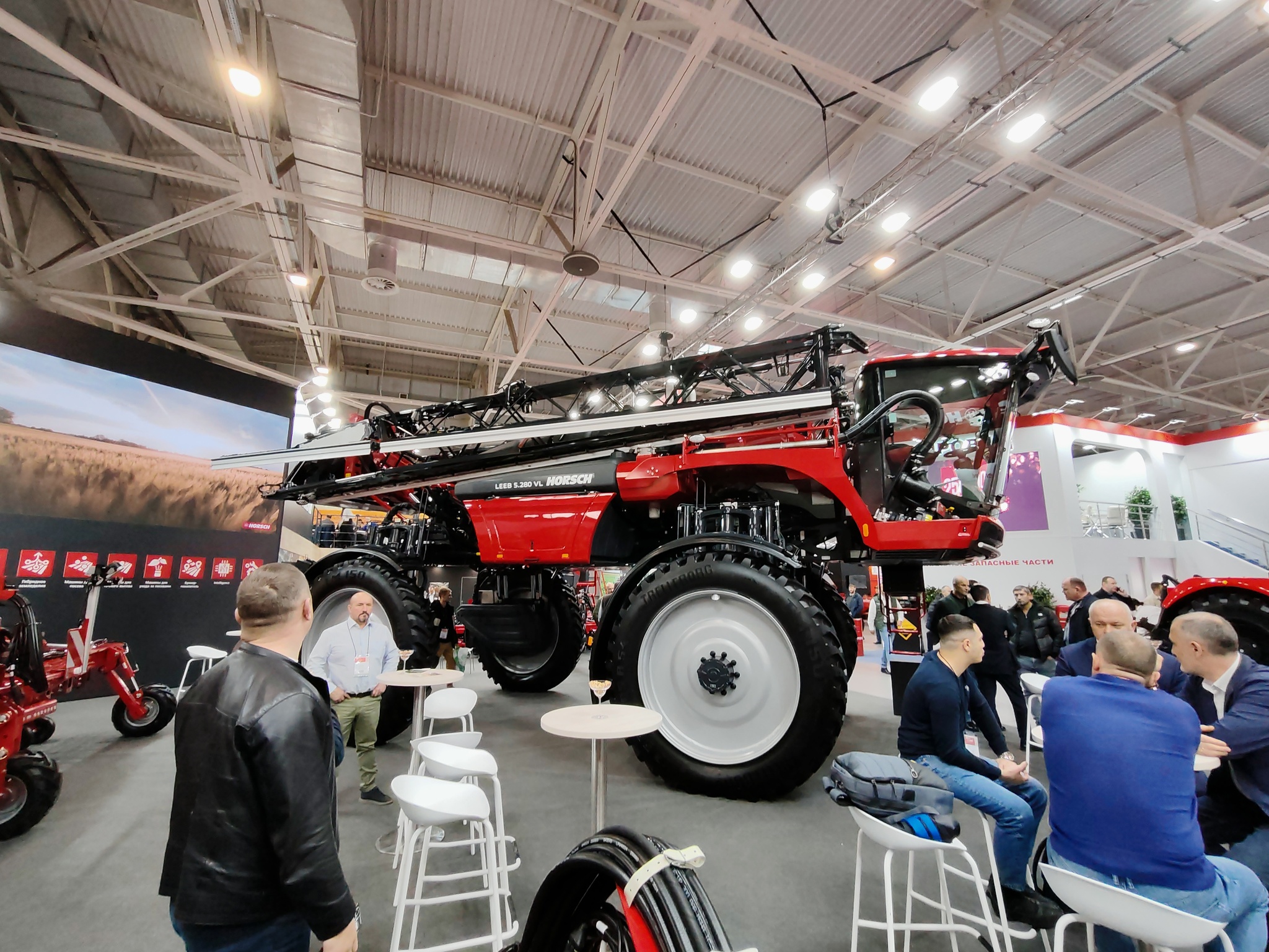 Photos from the agricultural exhibition in Krasnodar - My, Tractor, Combine harvester, Сельское хозяйство, Agricultural machinery, Exhibition, Krasnodar, Video, Longpost