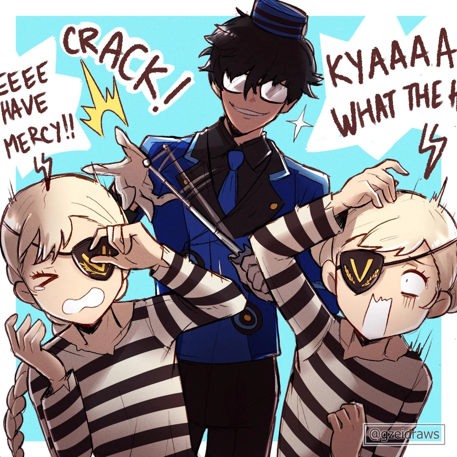 Changed places - Anime art, Anime, Games, Persona, Persona 5, Persona 4, Persona 3, Longpost