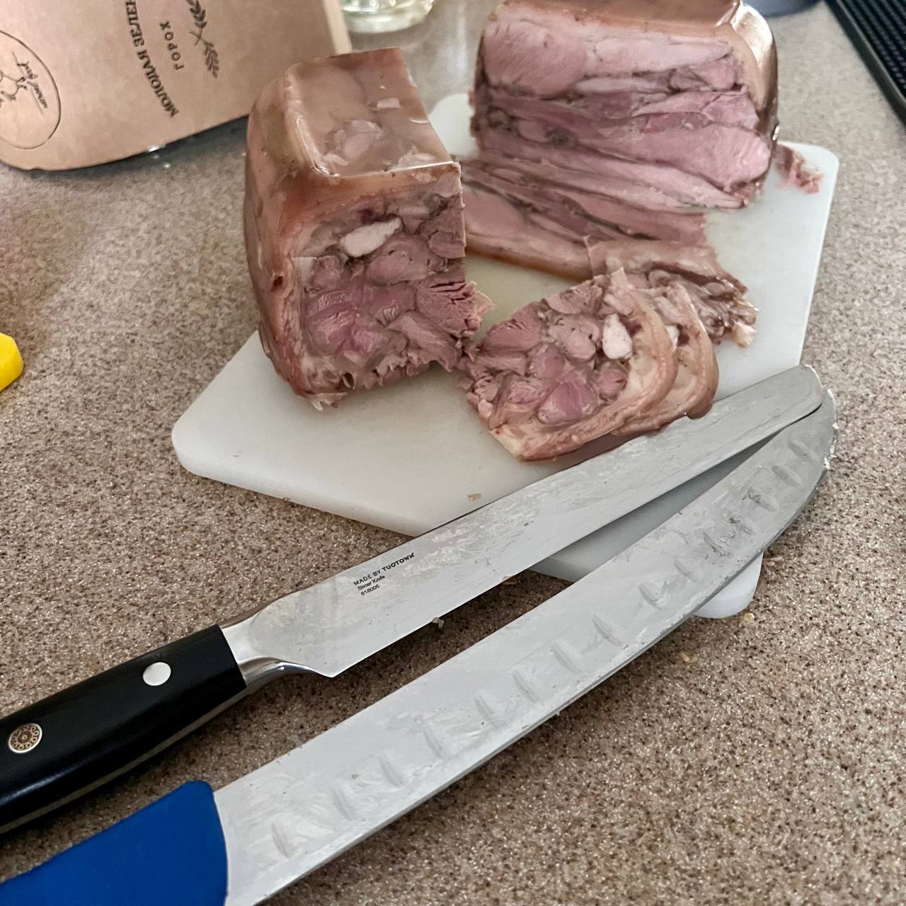 Continuation of the post Cold pork knuckle roll - Cooking, Yummy, Ingredients, Food, Shank, Roll, Snack, Serving dishes, Longpost, Recipe, Reply to post