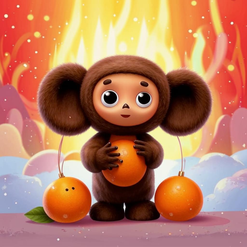 Cheburashka - my friend :) How neural networks depicted him - My, Neural network art, Soviet cartoons, Cheburashka, Masterpiece (Yandex), Longpost