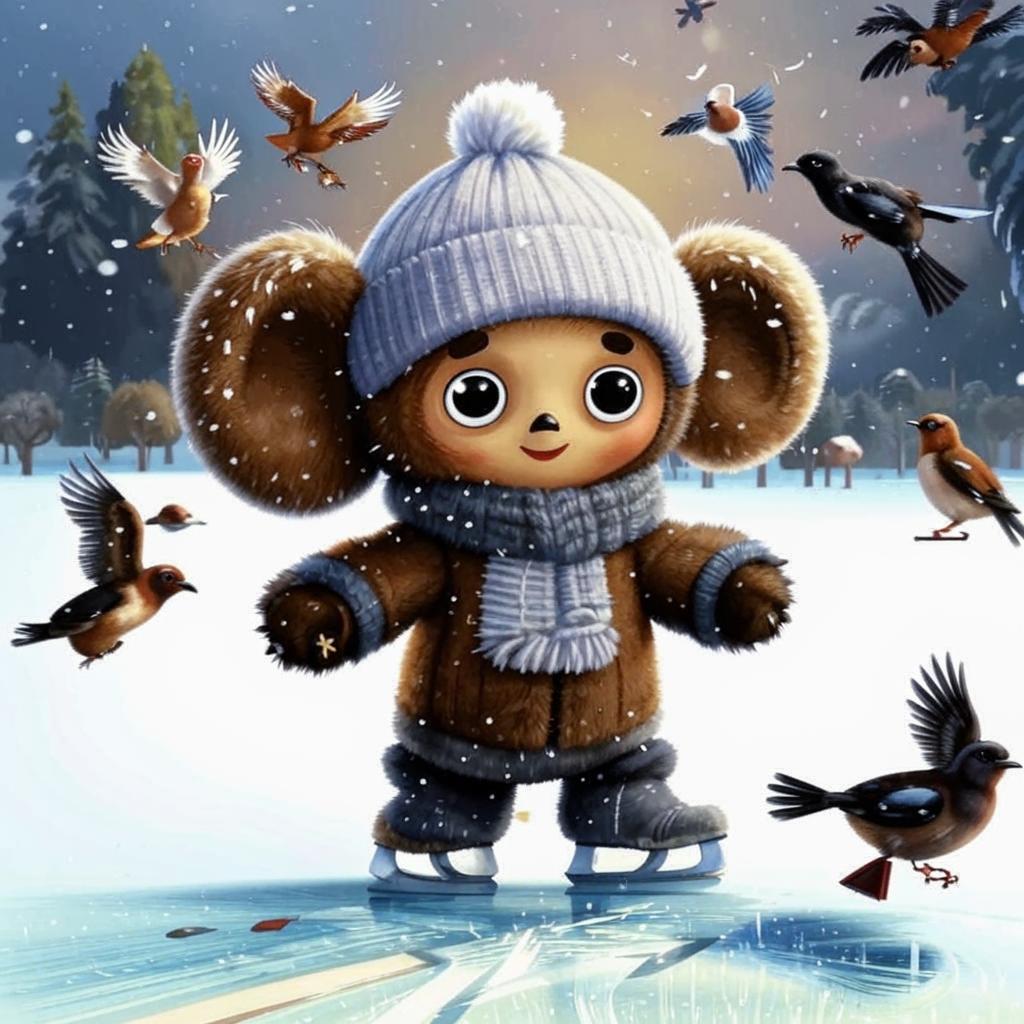 Cheburashka - my friend :) How neural networks depicted him - My, Neural network art, Soviet cartoons, Cheburashka, Masterpiece (Yandex), Longpost