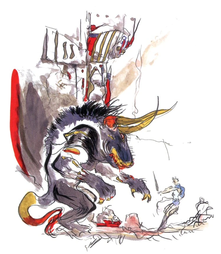 Final Fantasy V. Concept Art, Monsters, Items, and Magic. Part 2 - My, 1992, Final Fantasy, Square, Fantasy, Monster, Retro Games, Concept Art, Fantastic worlds, Longpost