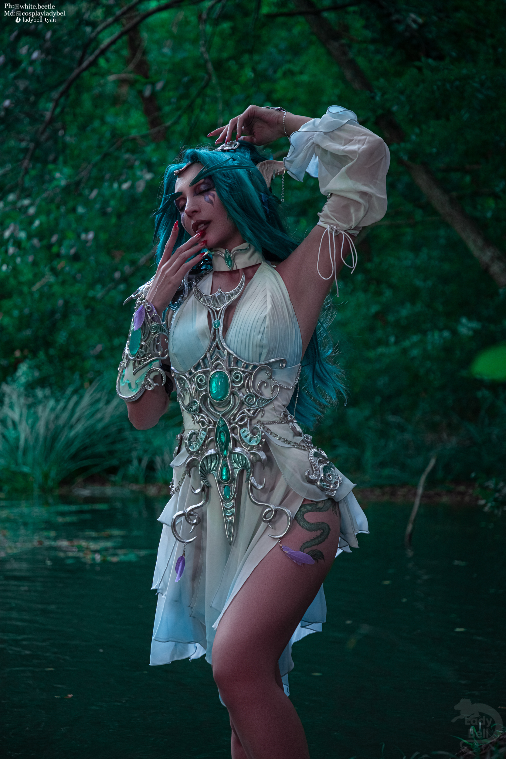 World of Warcraft, Tyrande Whisperwind by Ladybell - My, Cosplayers, Cosplay, World of warcraft, World of Warcraft: Classic, Tyrande Whisperwind, Boosty, Night elfs, Elves, Blizzard, Warcraft, Longpost