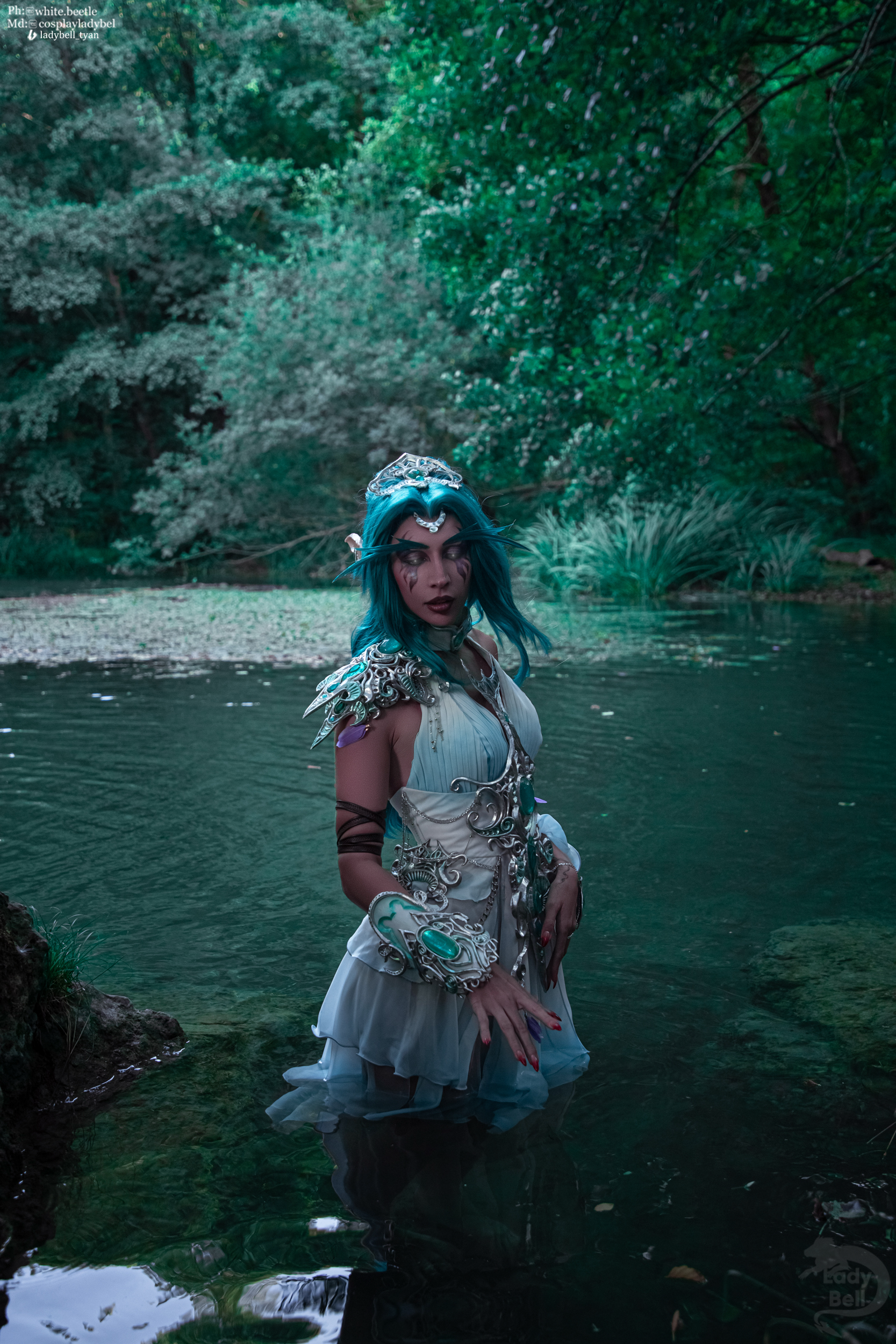 World of Warcraft, Tyrande Whisperwind by Ladybell - My, Cosplayers, Cosplay, World of warcraft, World of Warcraft: Classic, Tyrande Whisperwind, Boosty, Night elfs, Elves, Blizzard, Warcraft, Longpost