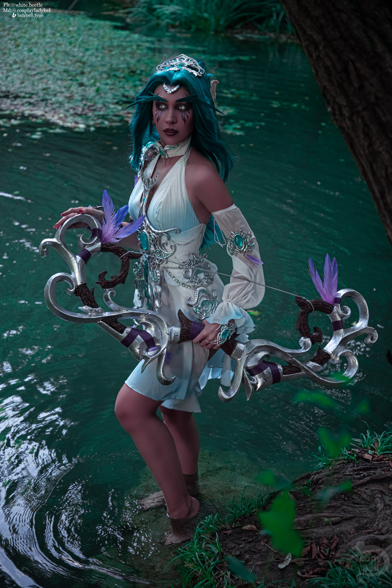 World of Warcraft, Tyrande Whisperwind by Ladybell - My, Cosplayers, Cosplay, World of warcraft, World of Warcraft: Classic, Tyrande Whisperwind, Boosty, Night elfs, Elves, Blizzard, Warcraft, Longpost