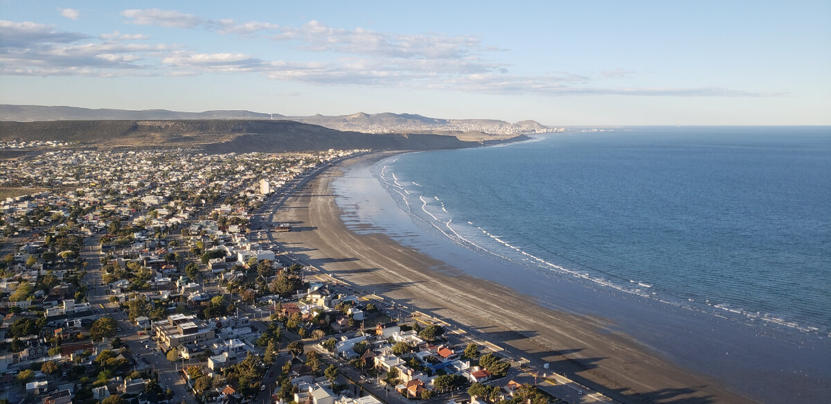 Trip to the observation deck in the town of Rada Tilyi - My, Solo travel, Bike trip, A bike, South America, Argentina, Atlantic Ocean, Bike ride, Cyclist, Cycling, Asado, Meat, Travels, Roasted meat, Longpost