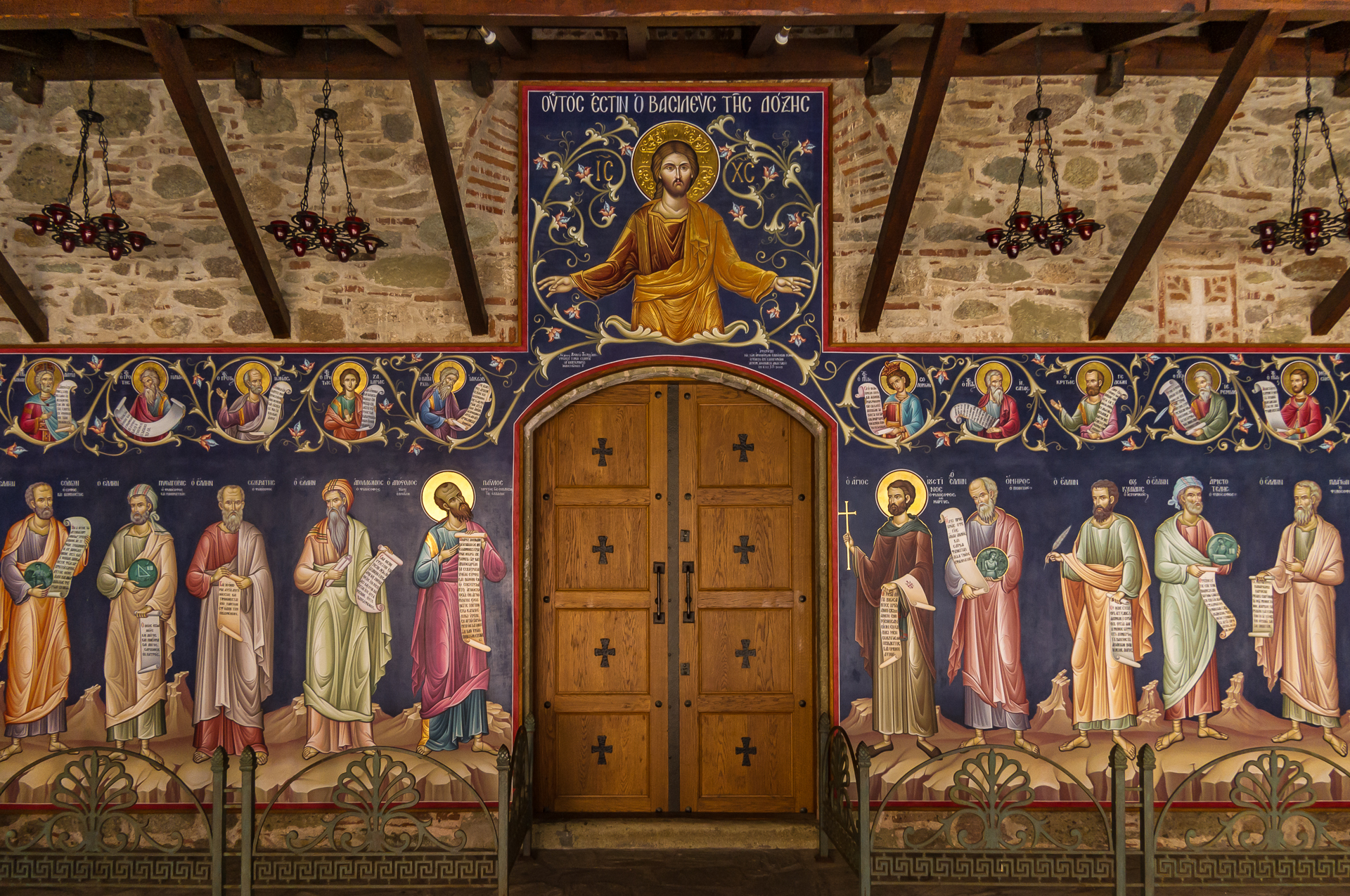 Megalou Meteorou (Great Meteoron) Monastery. Greece - My, Greece, Meteora Monastery, Panoramic shooting, Longpost