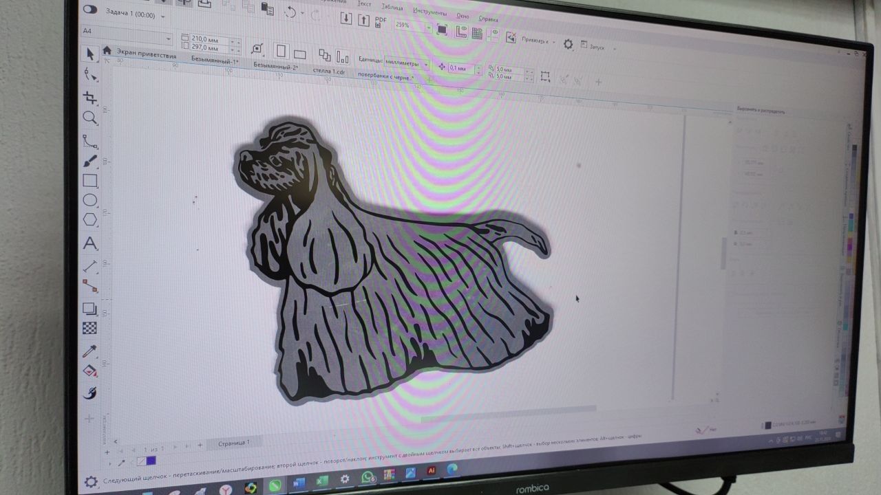 Drawing a sketch from a real dog! Artistic metalworking - My, Customization, Decoration, Handmade, Bijouterie, Longpost