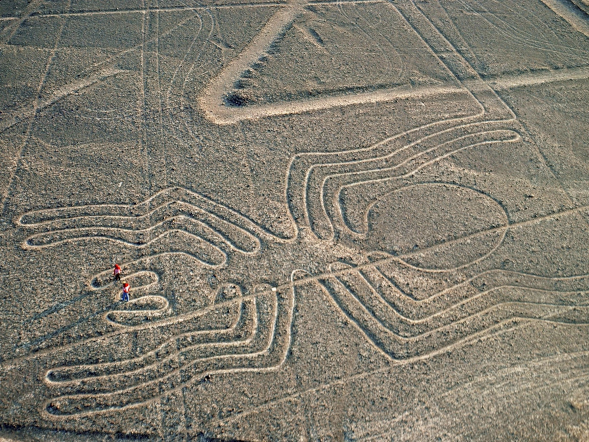 Geoglyphs in the Nazca Desert - My, The science, Scientists, Research, Storm, Sandstorm, Desert, Nazca, Geoglyphs