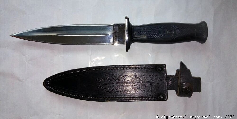 Hunting dagger KO-1 - Knife, Male, Hunting, Dagger, Steel arms, Longpost