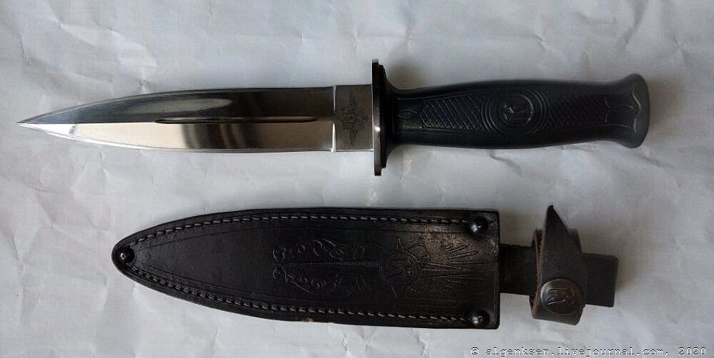 Hunting dagger KO-1 - Knife, Male, Hunting, Dagger, Steel arms, Longpost