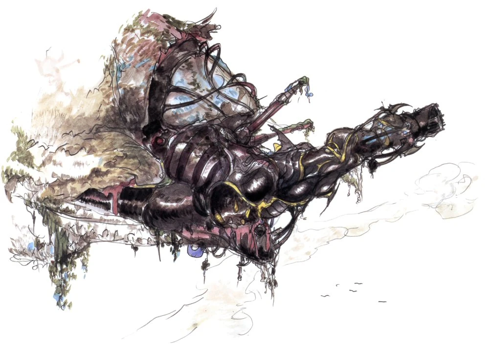 Final Fantasy V. Concept Art, Monsters, Items, and Magic. Part 2 - My, 1992, Final Fantasy, Square, Fantasy, Monster, Retro Games, Concept Art, Fantastic worlds, Longpost