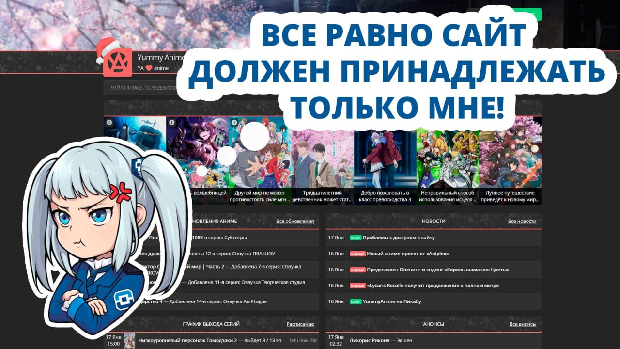 Additional information about anime site blocking in Russia and the work of Roskomnadzor - My, Anime, Roskomnadzor, Blocking, news, Anime News