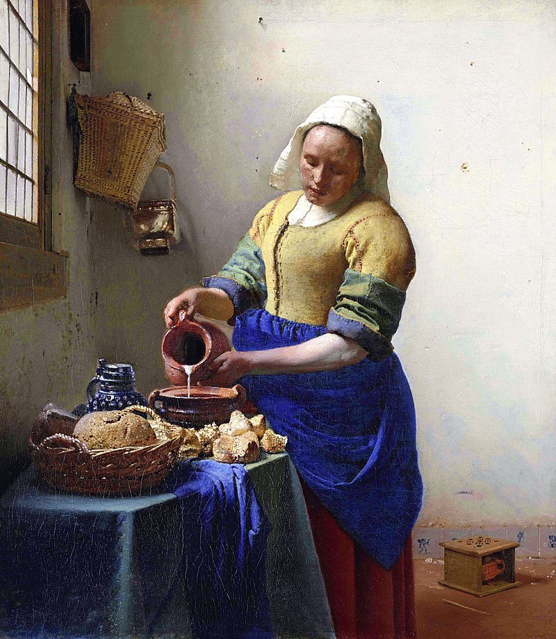 Vermeer painting - My, Oil painting, Art, Artist, Art, beauty, Painting, Jan Vermeer, Modern Art, Canvas