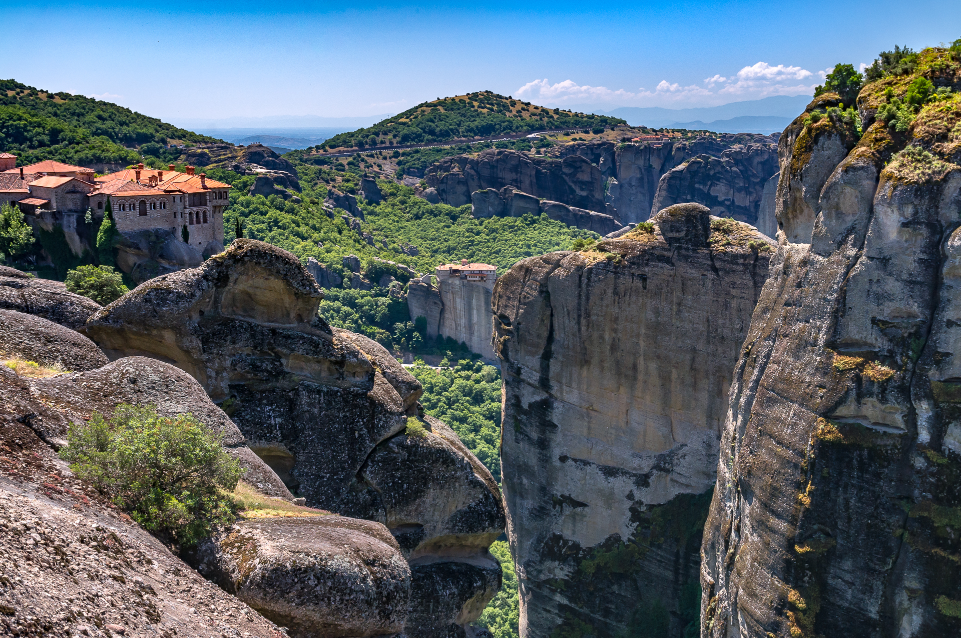 Meteora Monasteries in One Shot - My, Greece, Meteora Monastery, Panoramic shooting