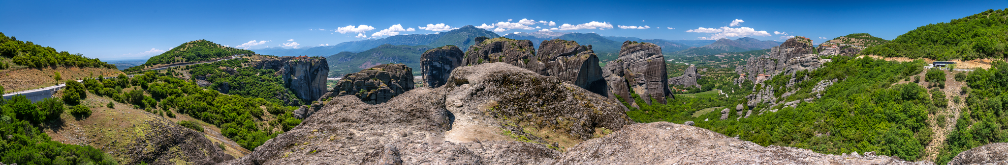 Meteora Monasteries in One Shot - My, Greece, Meteora Monastery, Panoramic shooting