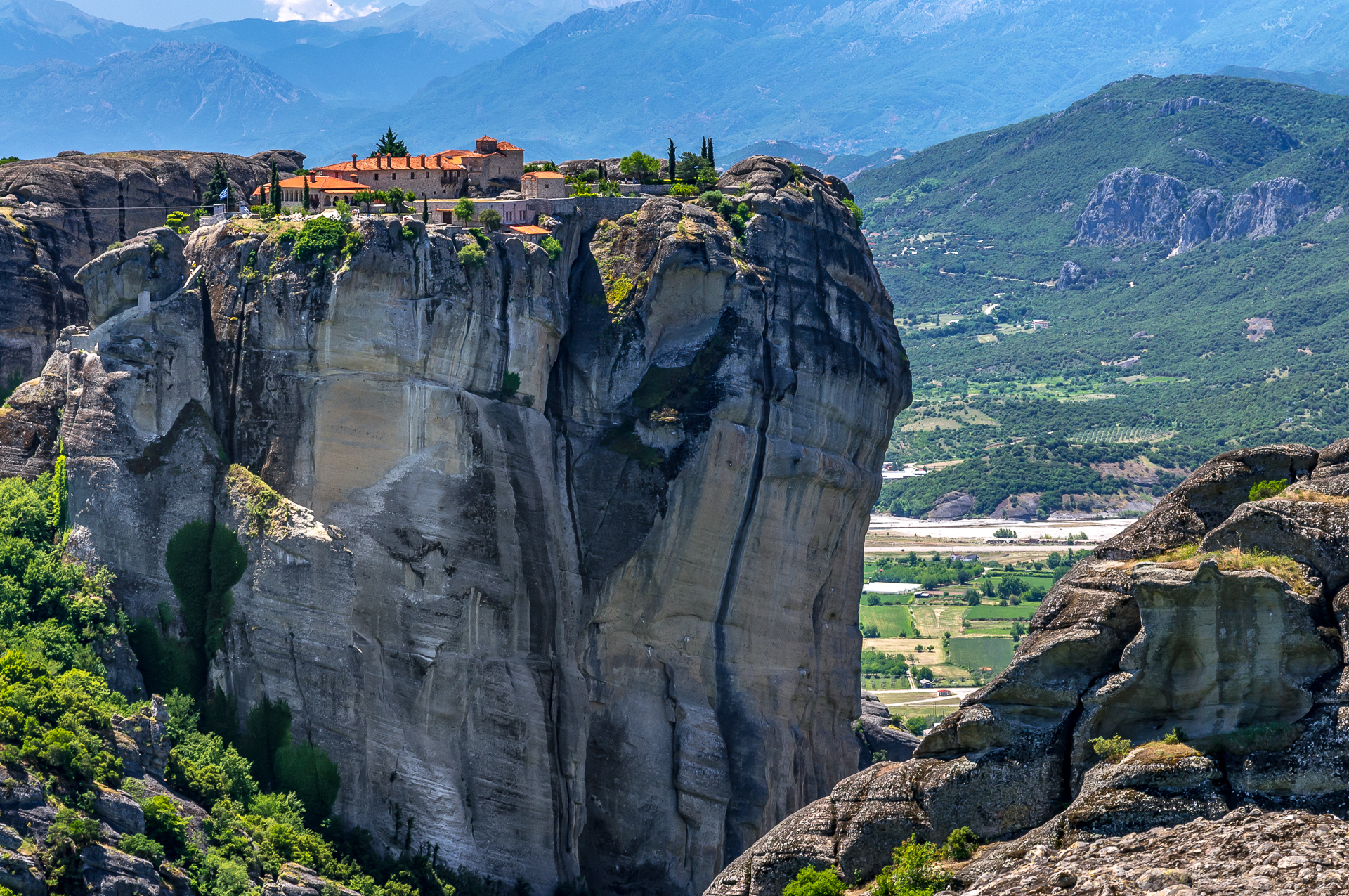 At the Holy Trinity Monastery. Meteora. Greece - My, Greece, Meteora Monastery, Longpost