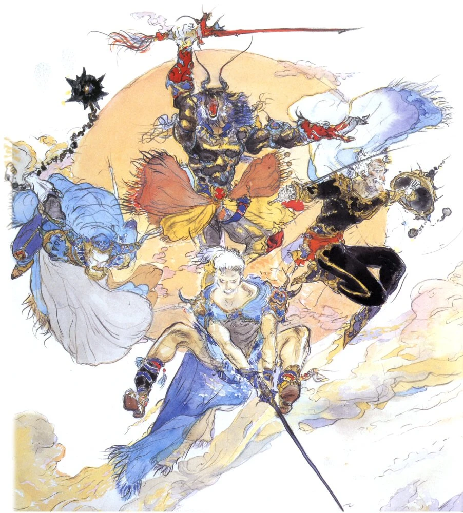 Final Fantasy V. Concept Art, Monsters, Items, and Magic. Part 2 - My, 1992, Final Fantasy, Square, Fantasy, Monster, Retro Games, Concept Art, Fantastic worlds, Longpost