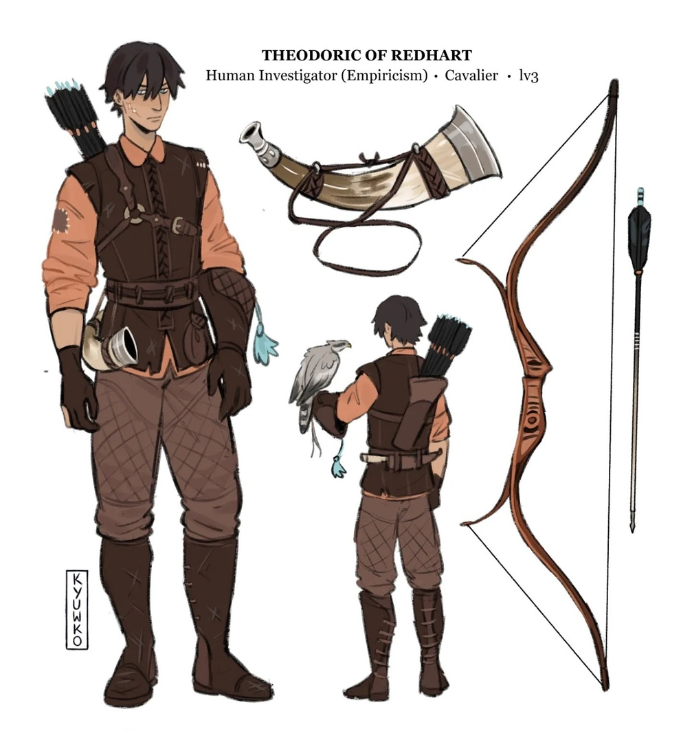 Interesting characters for DnD games in the art of the artist kyuwkou - Character Sheet, Art, Fantasy, Tabletop role-playing games, Dungeons & dragons, Artist, Longpost, beauty, Kyuwkou