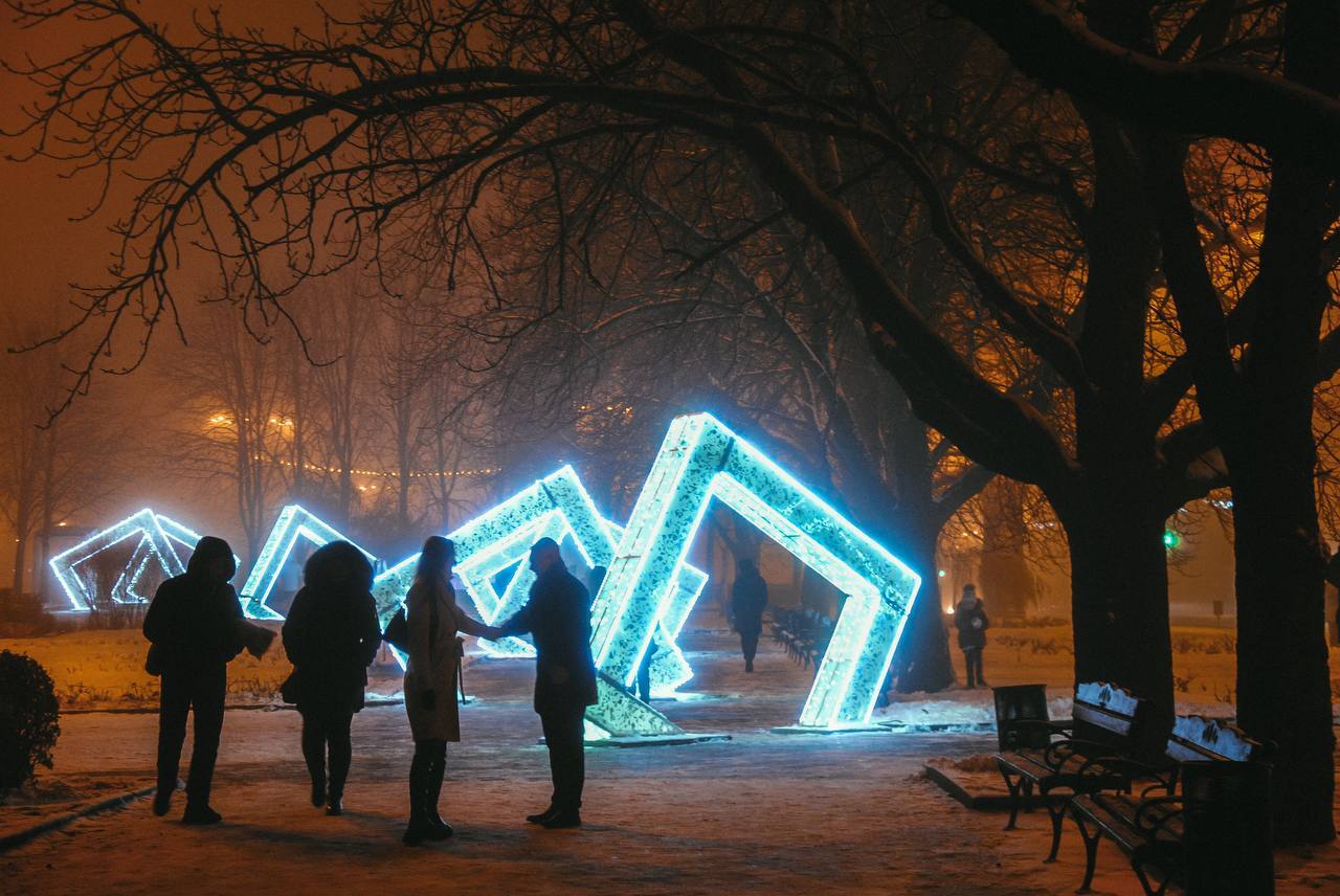 Foggy and bright Donetsk - My, Donetsk, DPR, Fog, Longpost